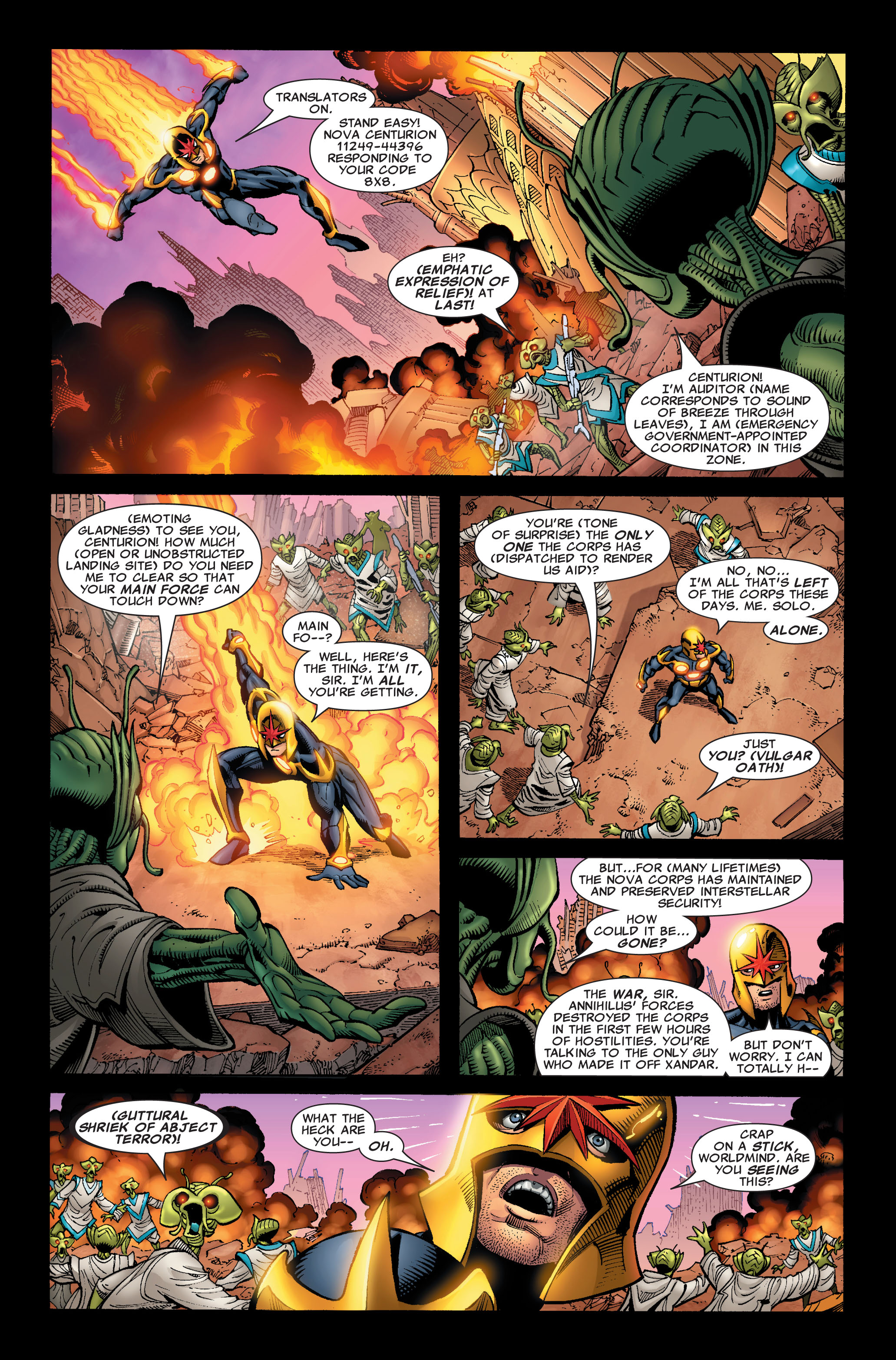 Read online Nova (2007) comic -  Issue #1 - 4