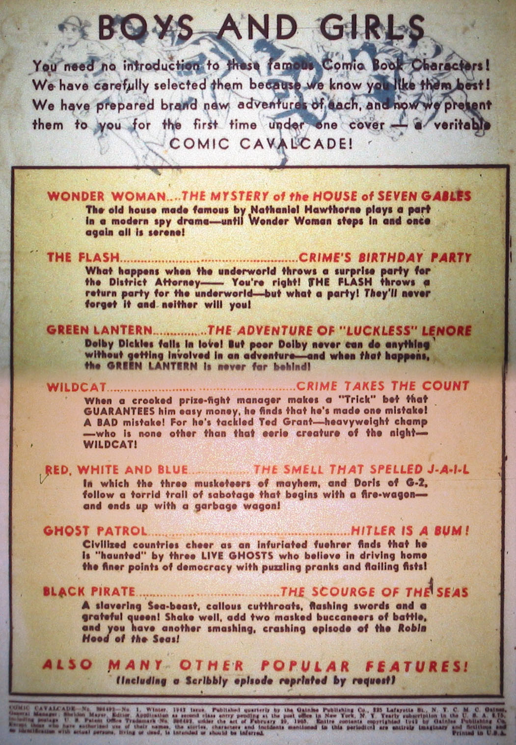 Comic Cavalcade issue 1 - Page 2