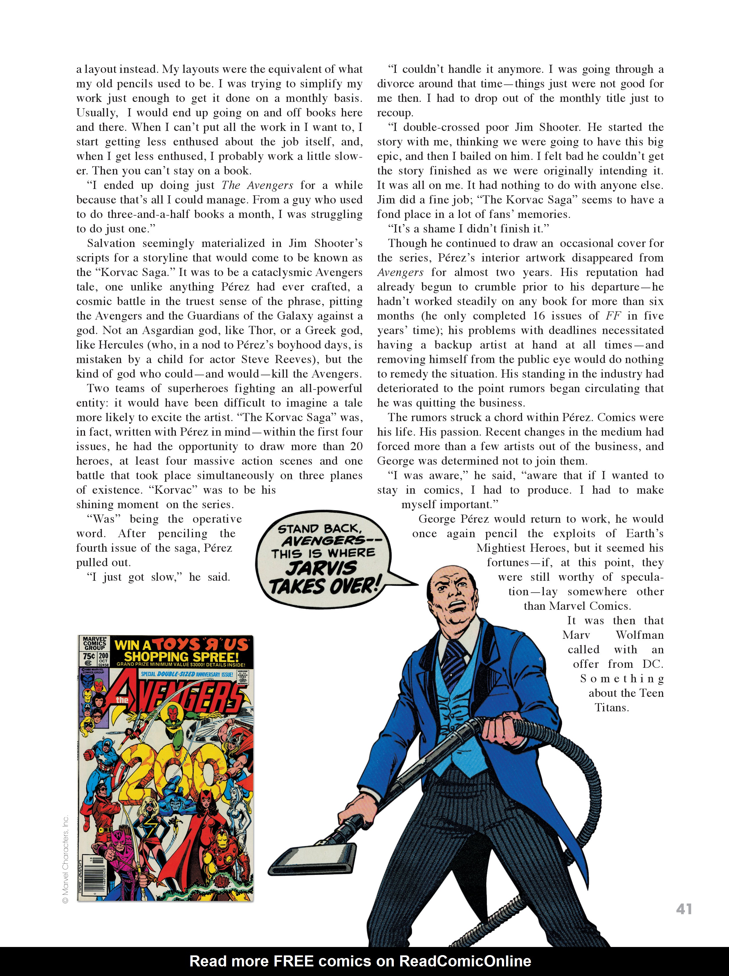 Read online George Perez Storyteller comic -  Issue # TPB 2 (Part 1) - 39