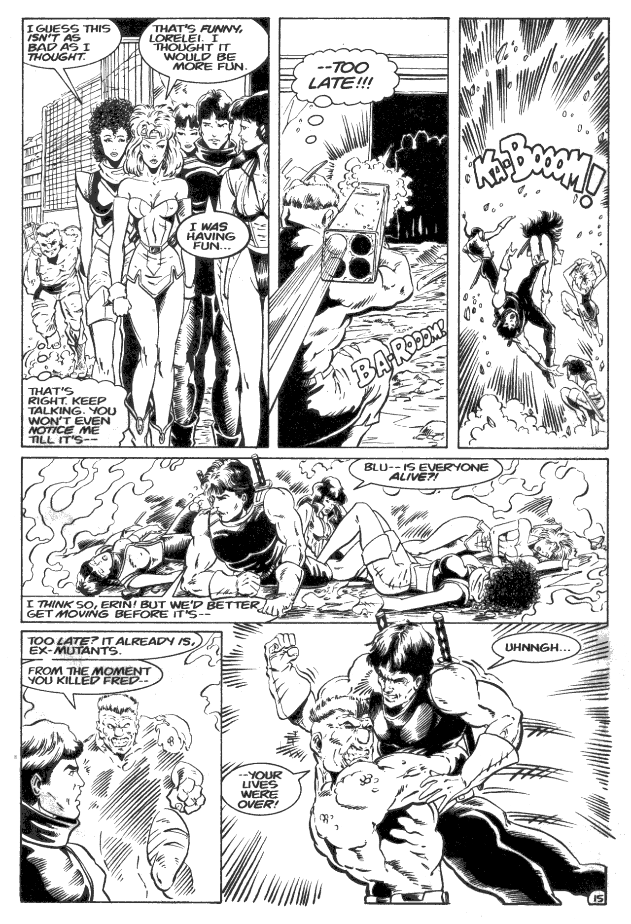 Read online Ex-Mutants (1986) comic -  Issue #6 - 20