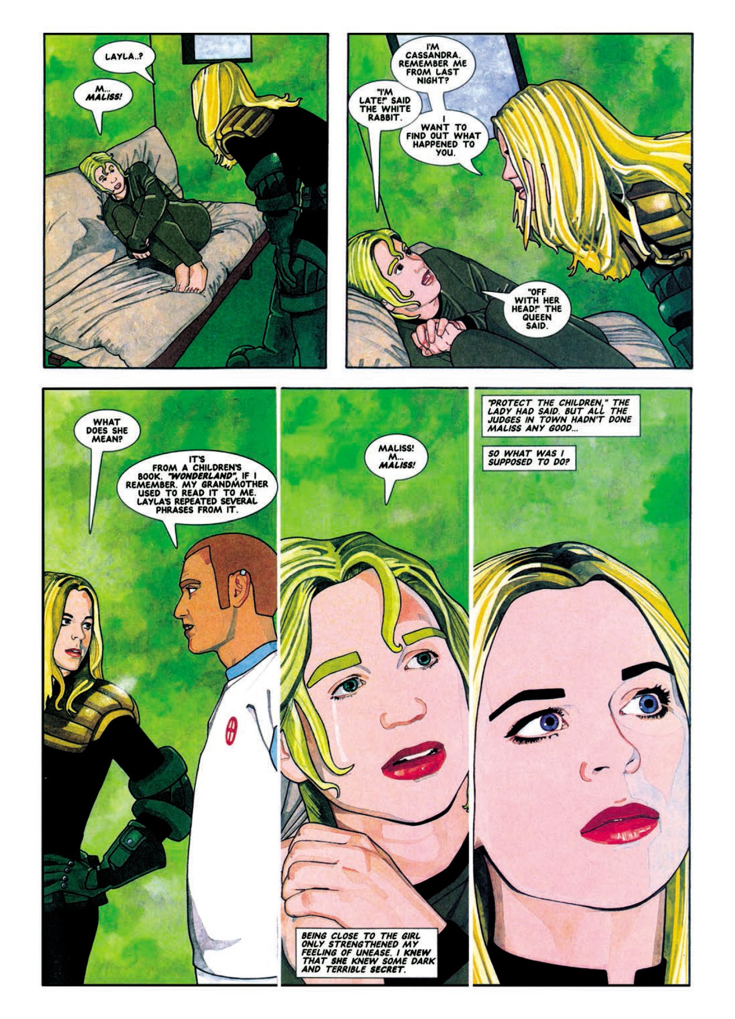 Read online Judge Anderson: The Psi Files comic -  Issue # TPB 3 - 130