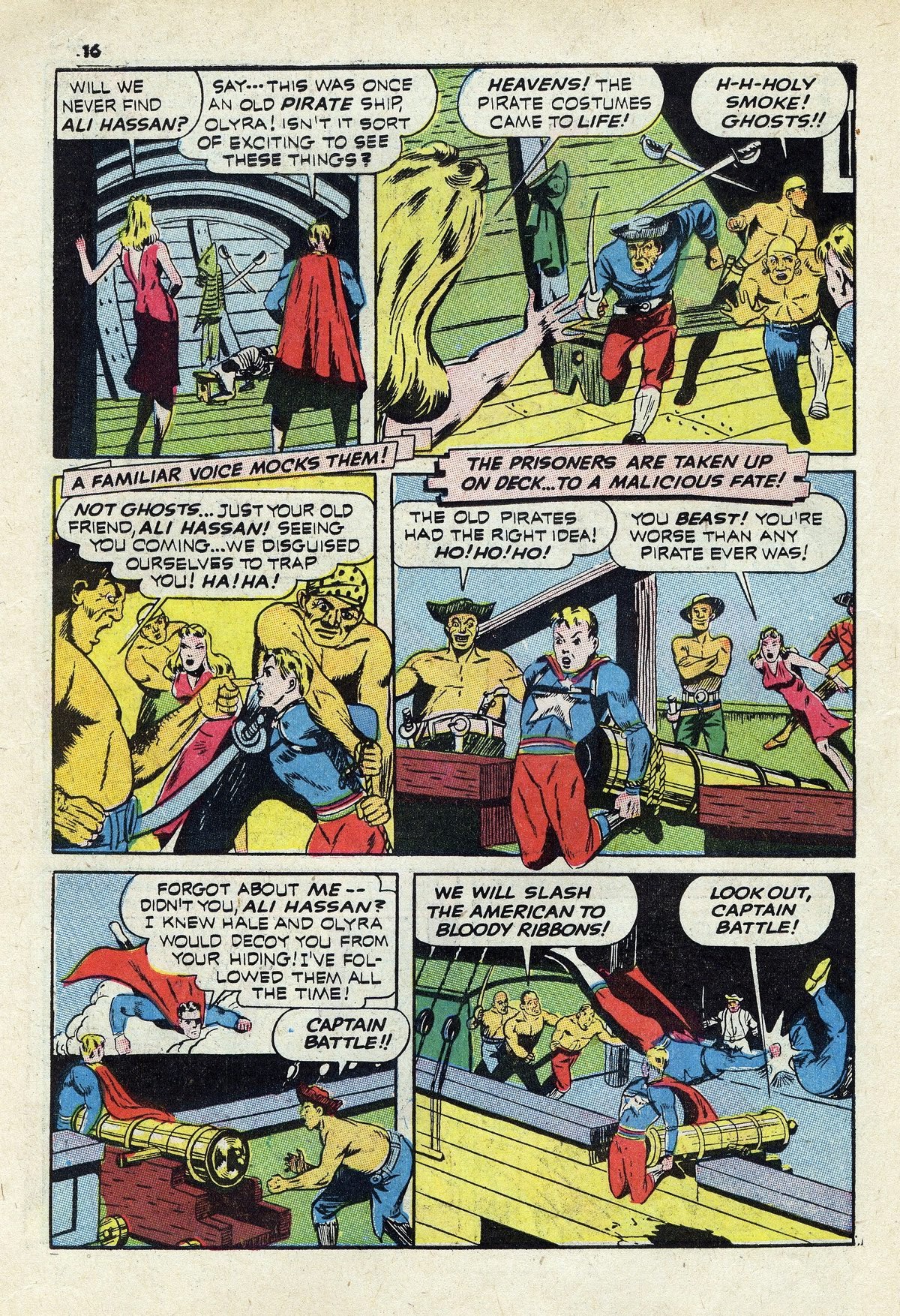 Read online Captain Battle Comics comic -  Issue #2 - 19
