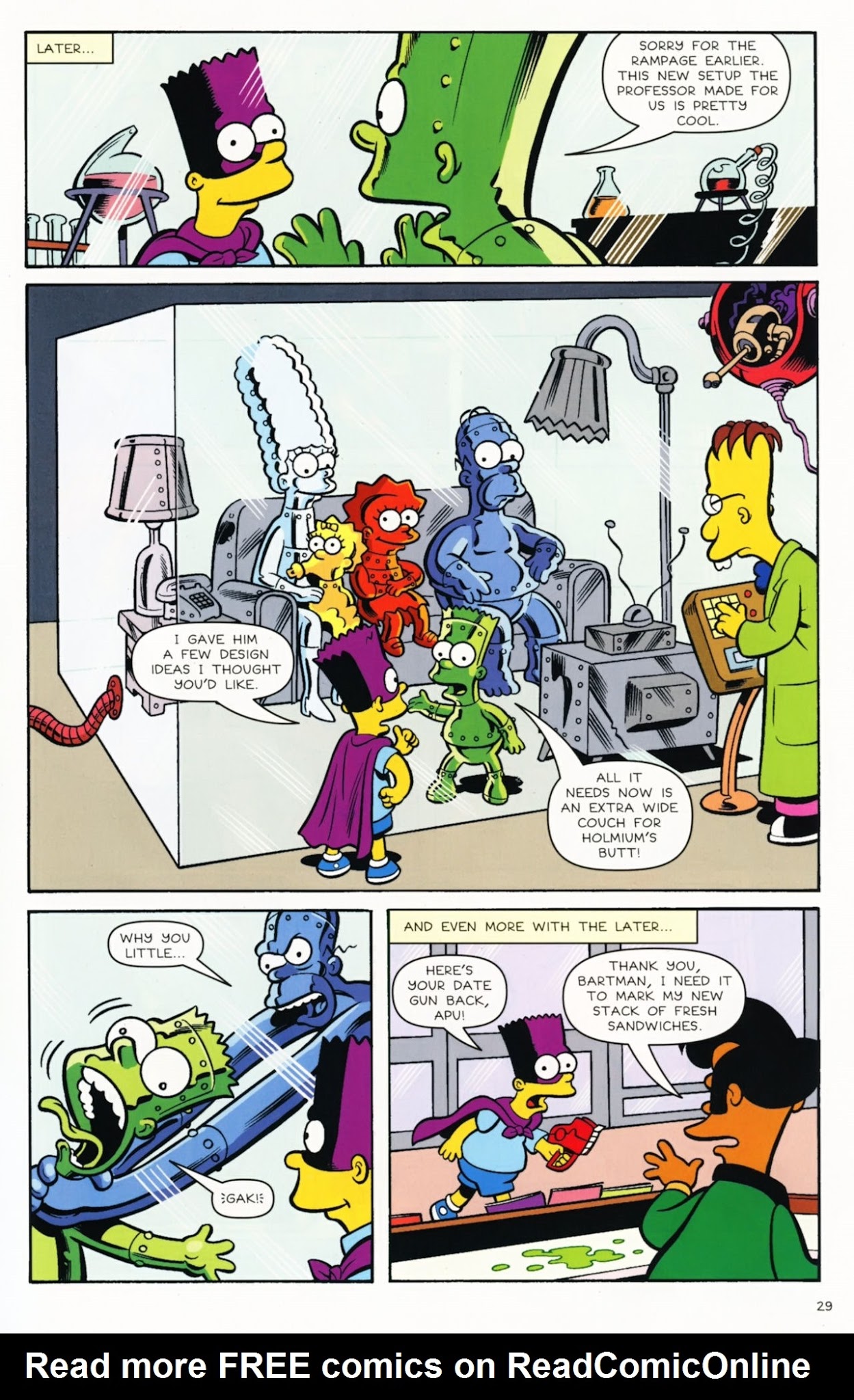Read online Bongo Comics Presents Simpsons Super Spectacular comic -  Issue #12 - 31