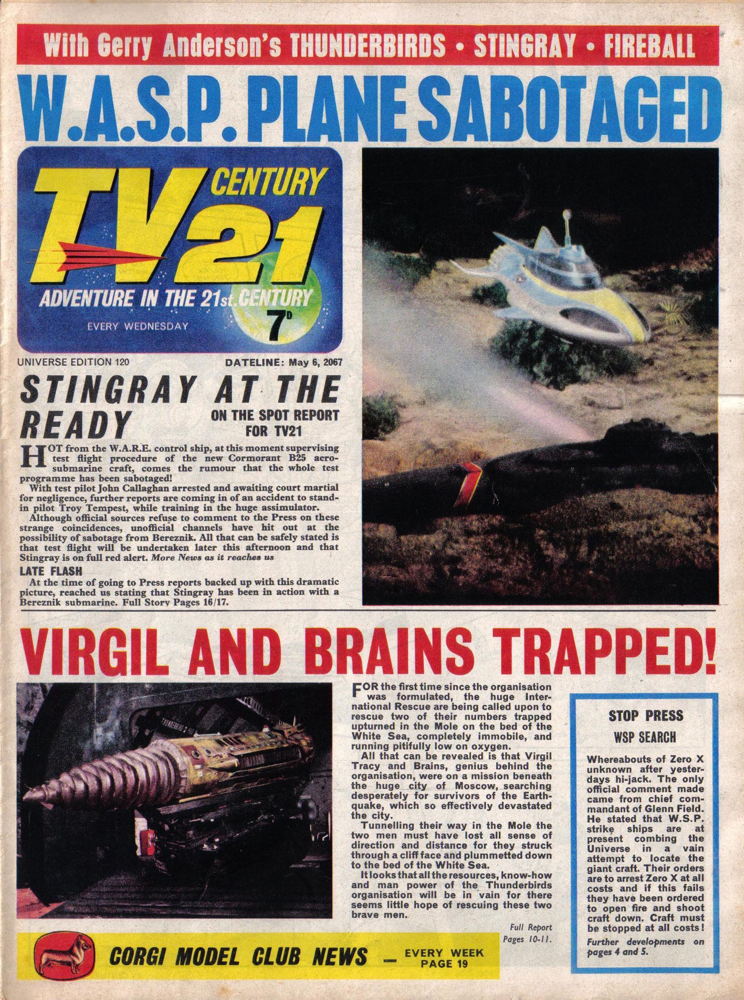 Read online TV Century 21 (TV 21) comic -  Issue #120 - 1