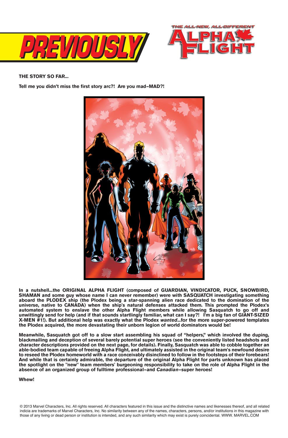 Read online Alpha Flight (2004) comic -  Issue #7 - 2