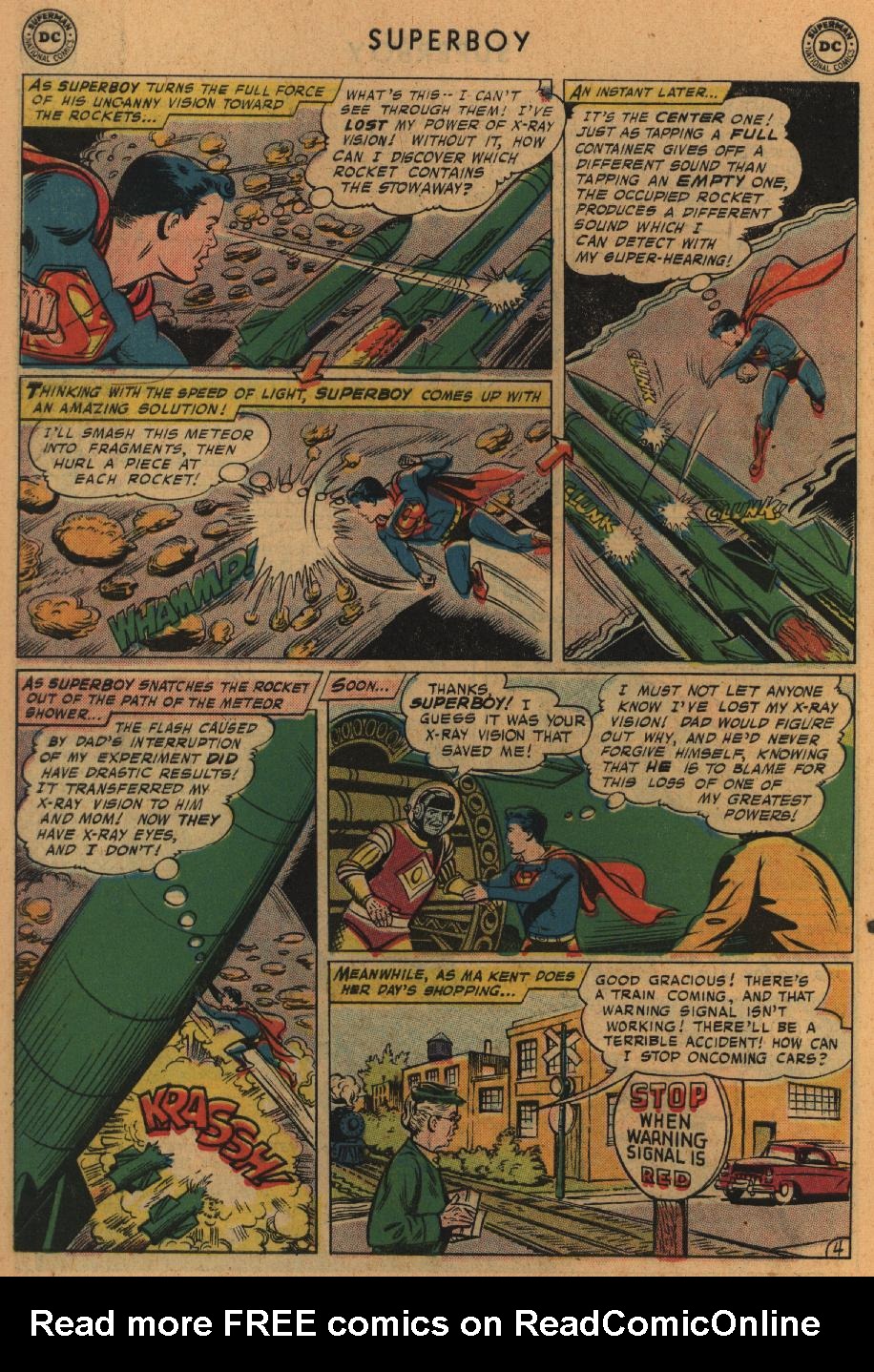 Read online Superboy (1949) comic -  Issue #66 - 5