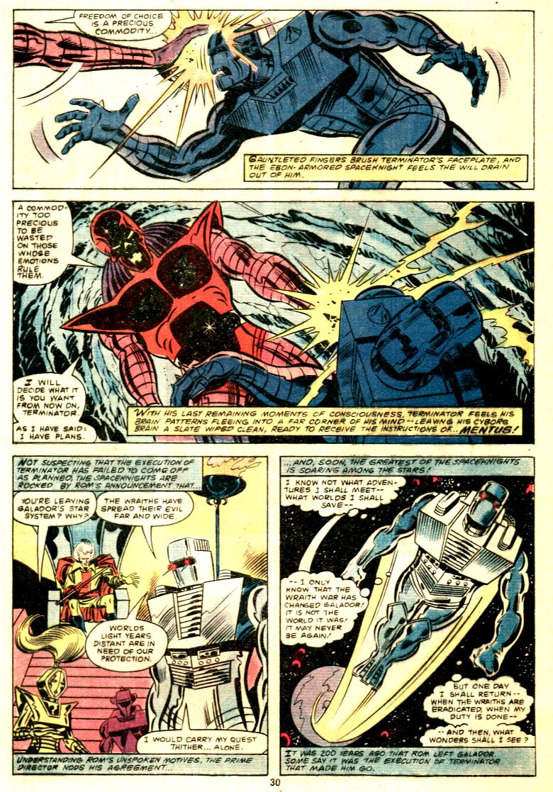 Read online ROM (1979) comic -  Issue #20 - 23