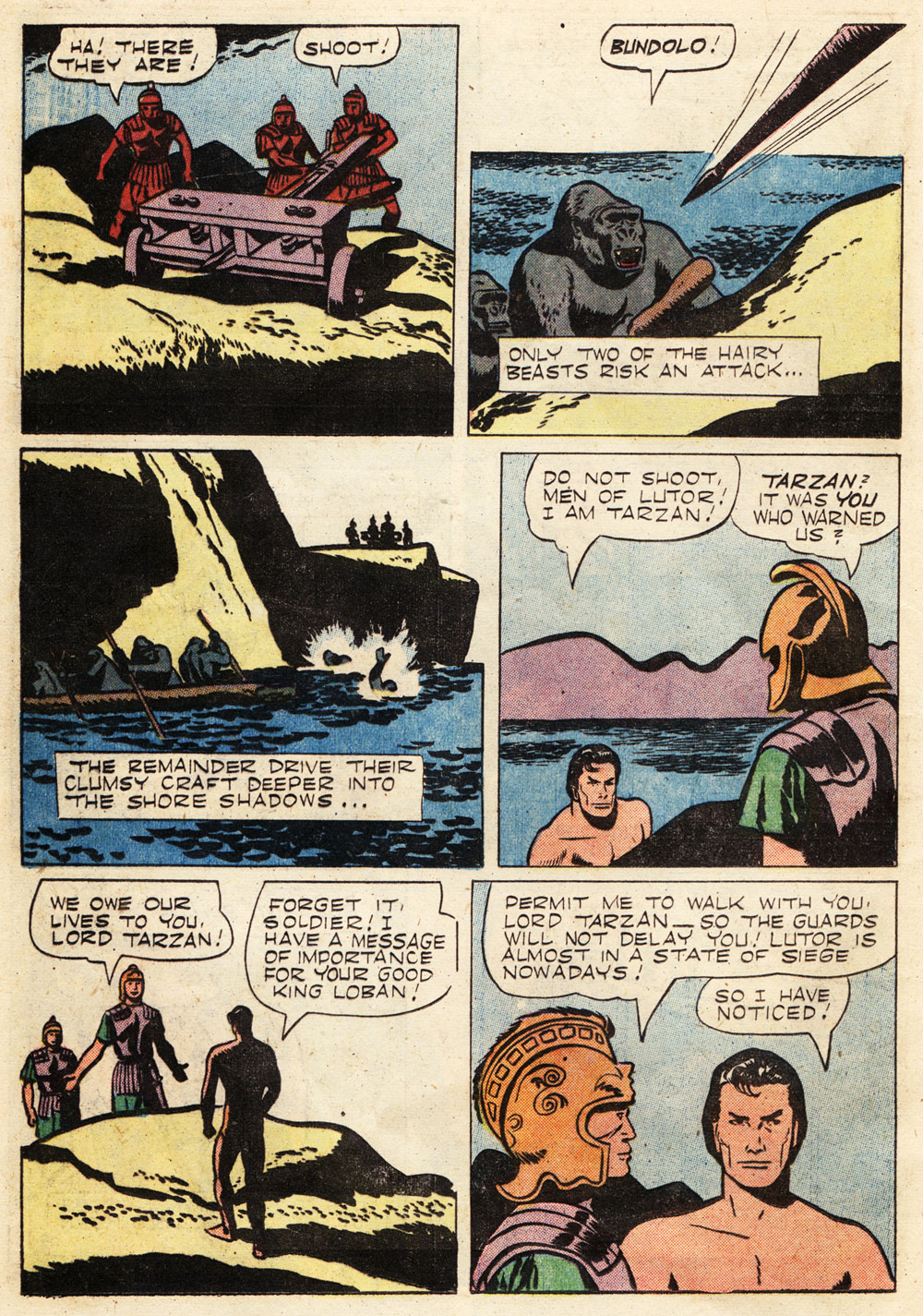 Read online Tarzan (1948) comic -  Issue #71 - 12