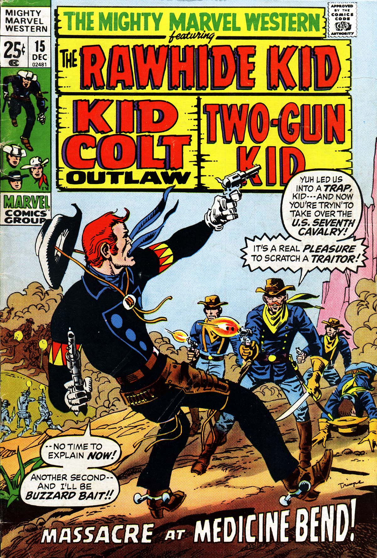 Read online The Mighty Marvel Western comic -  Issue #15 - 1