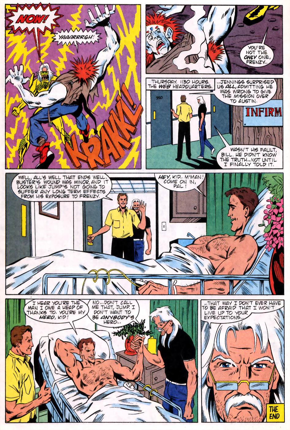 Read online The Web (1991) comic -  Issue #14 - 23