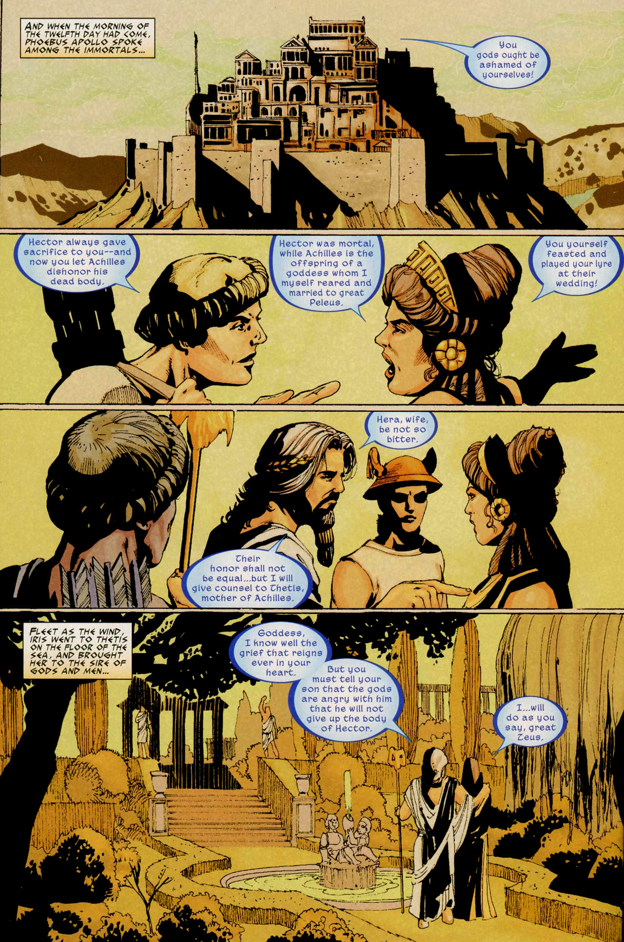 Read online The Iliad comic -  Issue #8 - 19