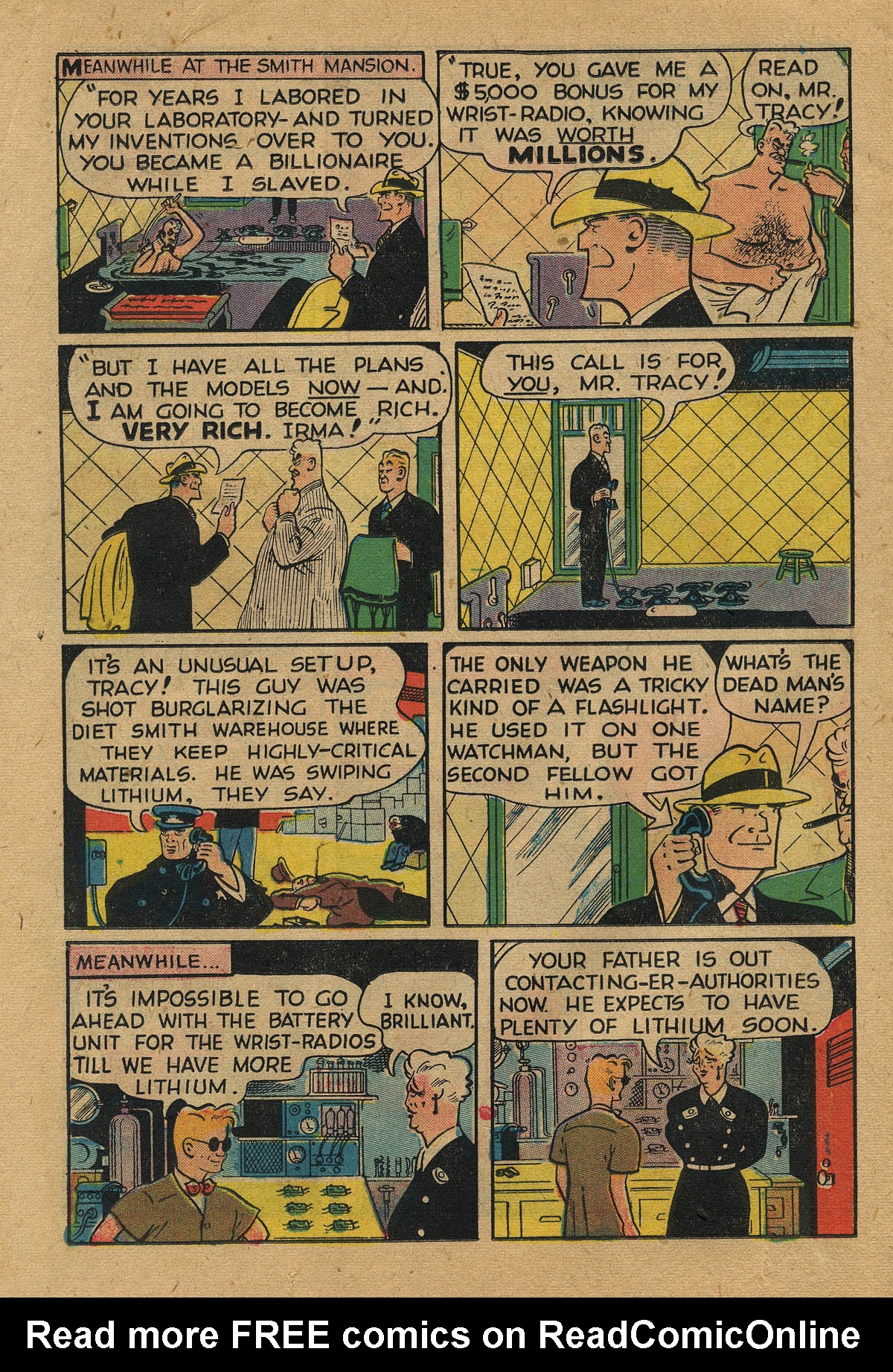 Read online Dick Tracy comic -  Issue #40 - 22