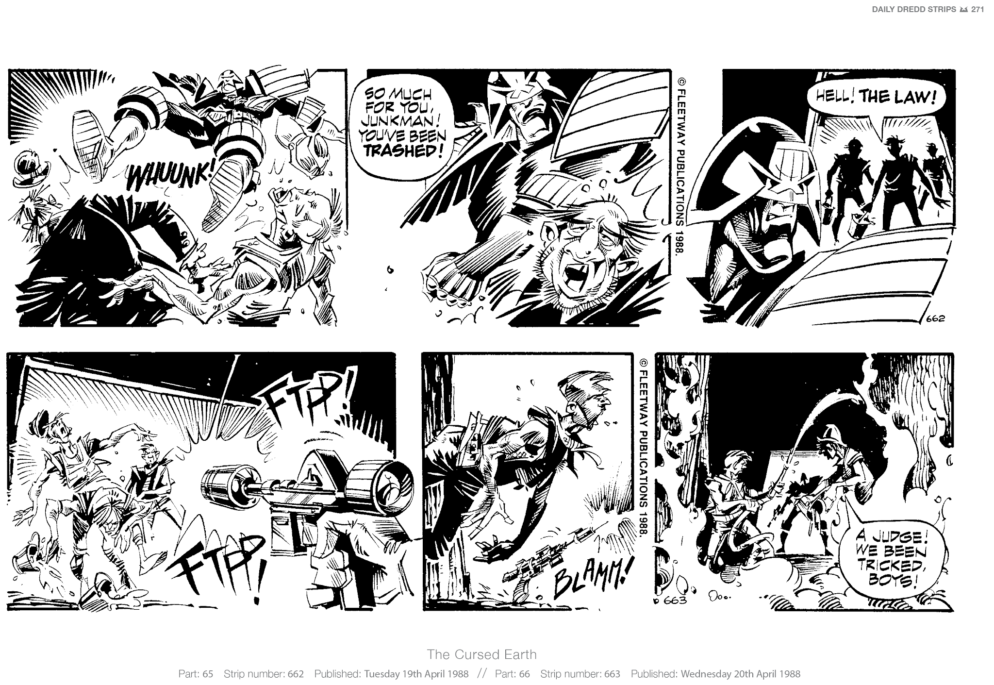 Read online Judge Dredd: The Daily Dredds comic -  Issue # TPB 2 - 274