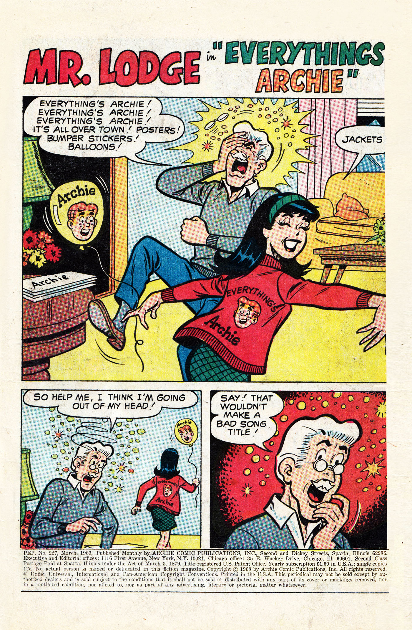 Read online Pep Comics comic -  Issue #227 - 3