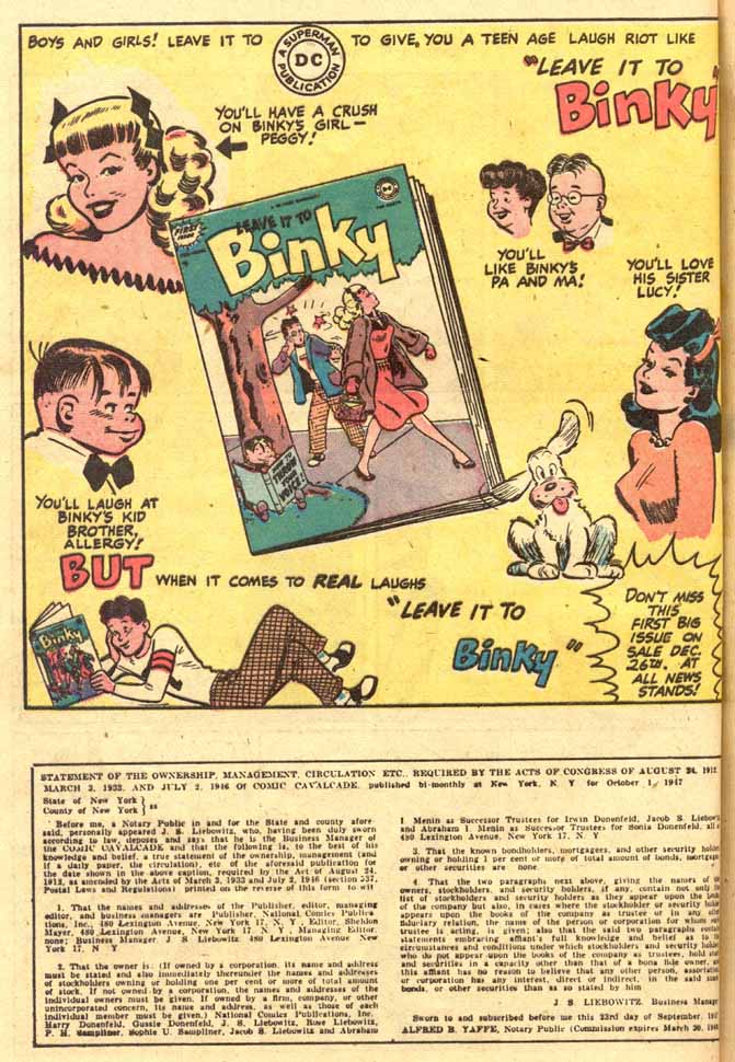 Read online Comic Cavalcade comic -  Issue #25 - 52