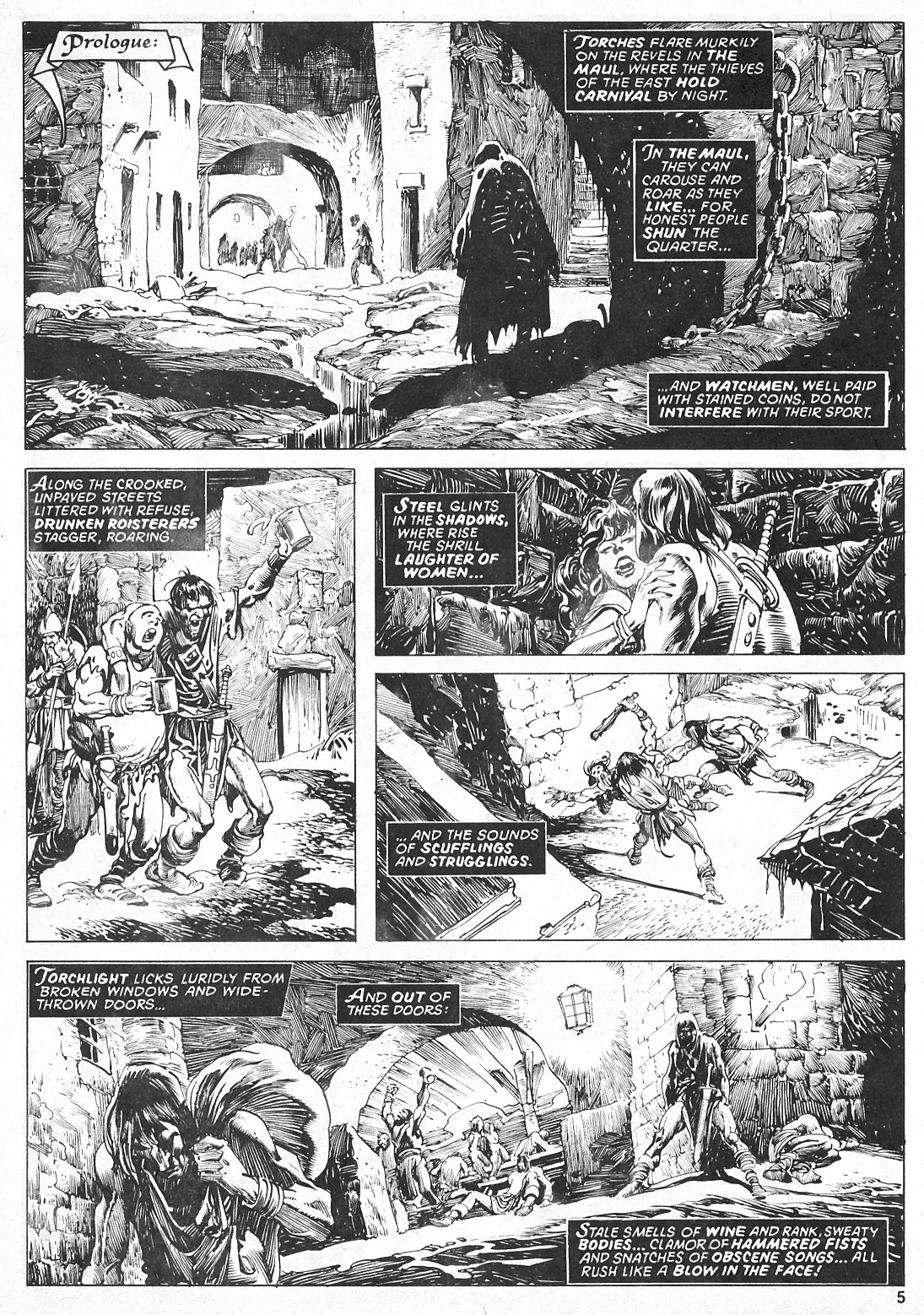 Read online The Savage Sword Of Conan comic -  Issue #24 - 5