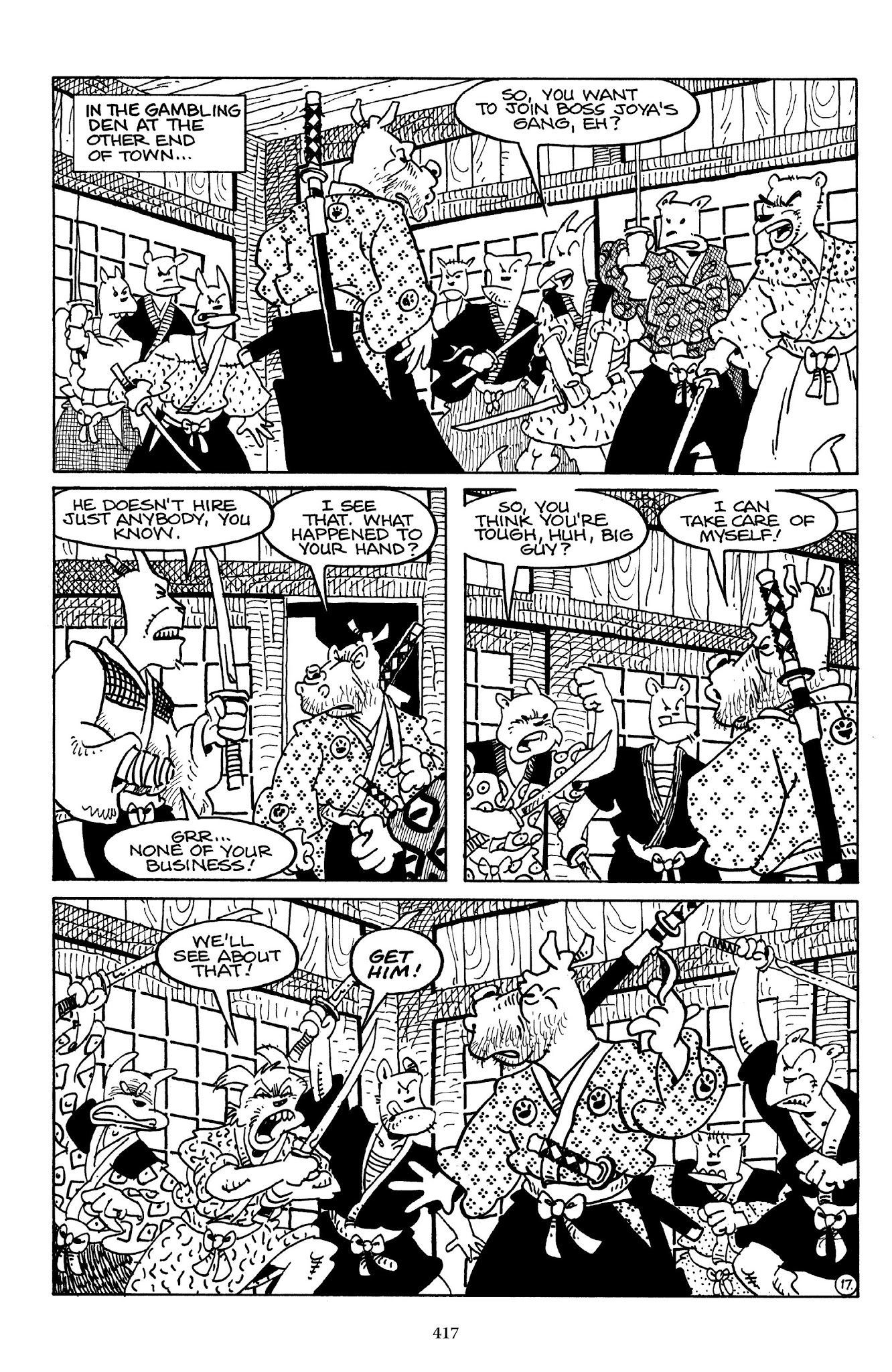 Read online The Usagi Yojimbo Saga comic -  Issue # TPB 3 - 413