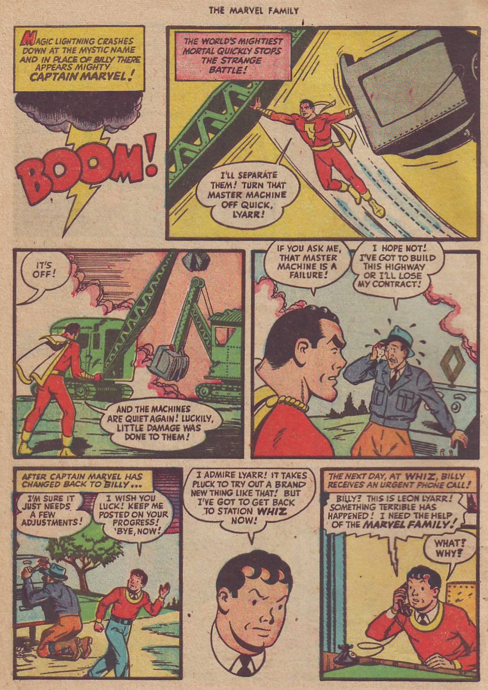 Read online The Marvel Family comic -  Issue #35 - 6