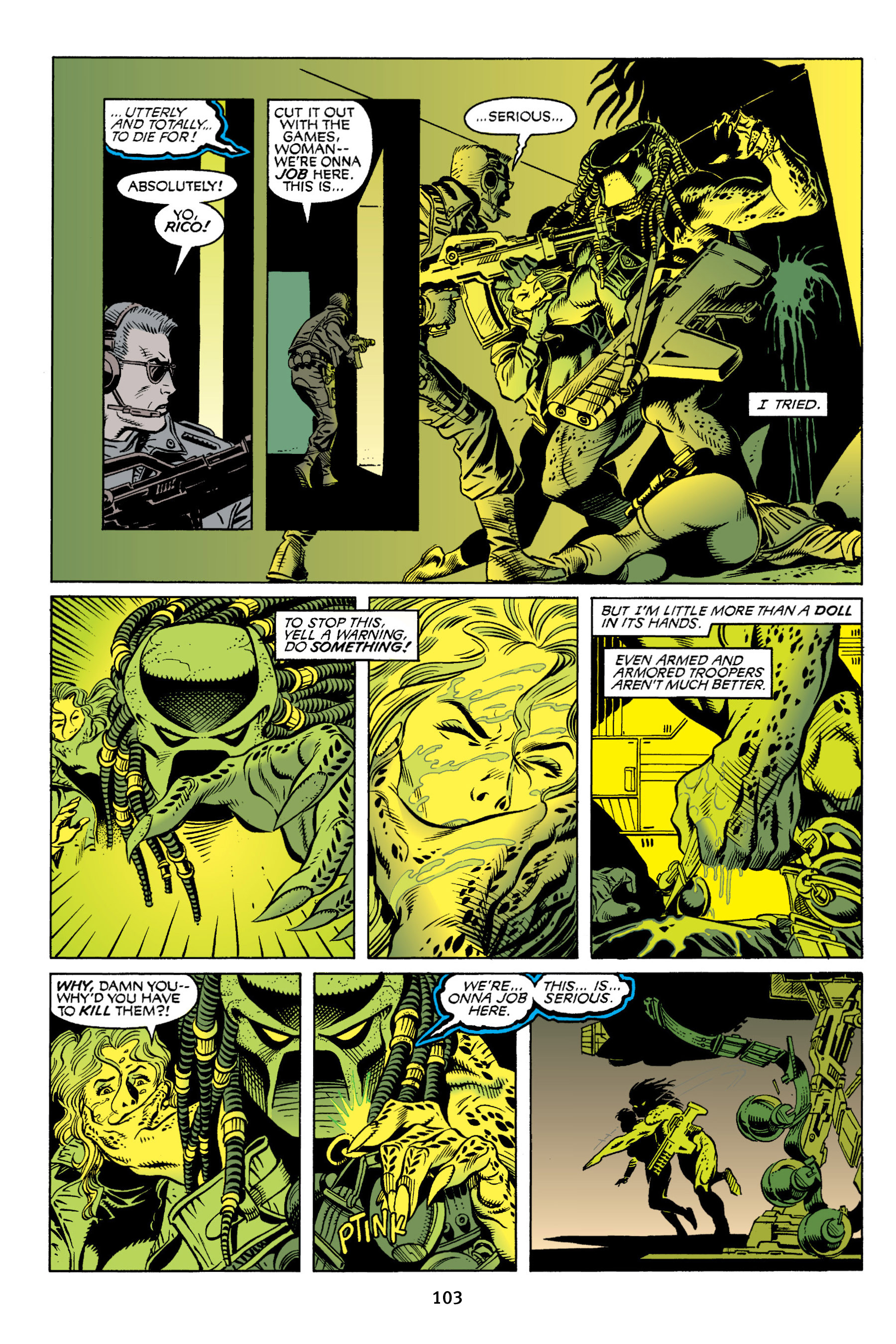 Read online Aliens vs. Predator Omnibus comic -  Issue # _TPB 2 Part 1 - 102