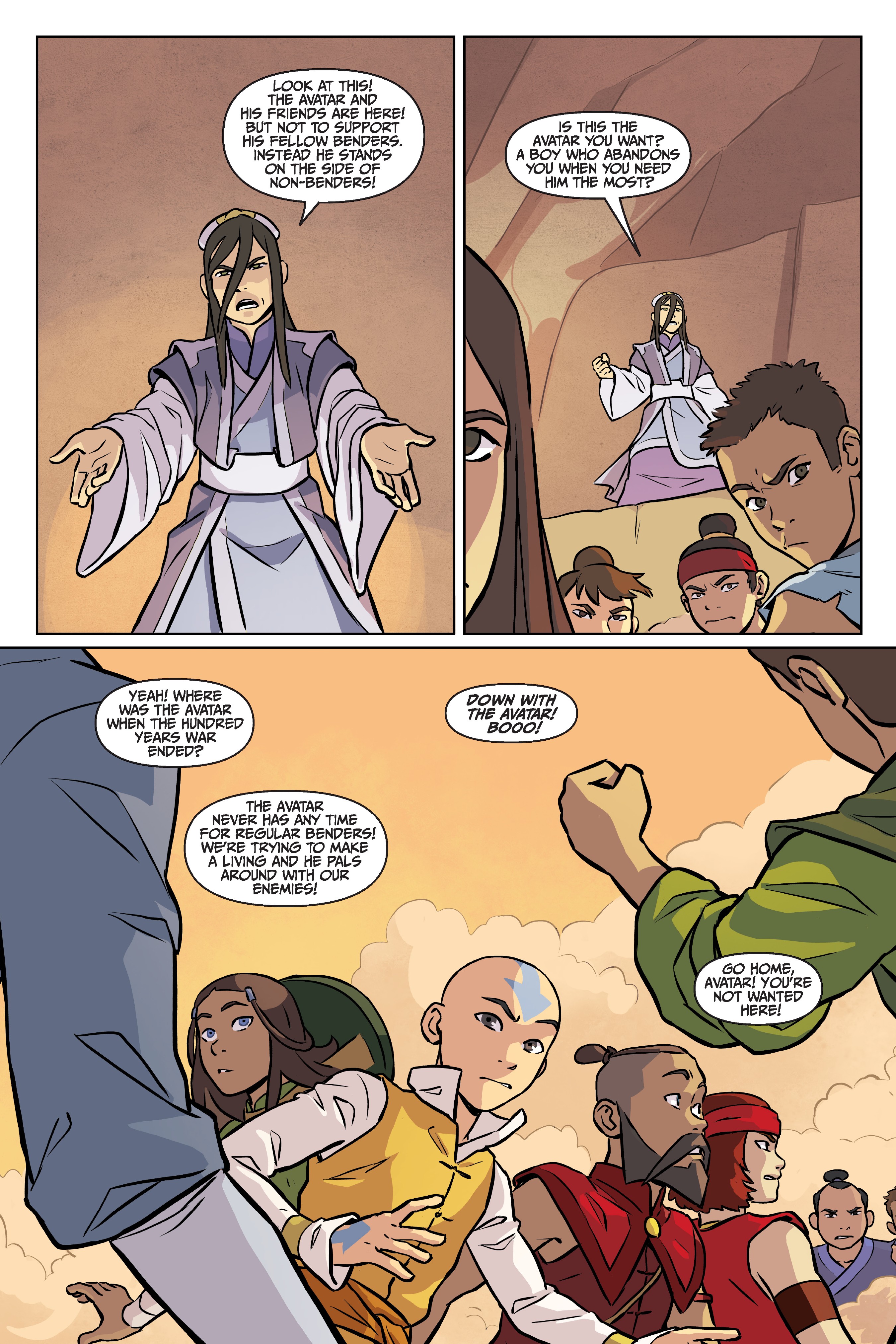 Read online Nickelodeon Avatar: The Last Airbender - Imbalance comic -  Issue # TPB 2 - 56