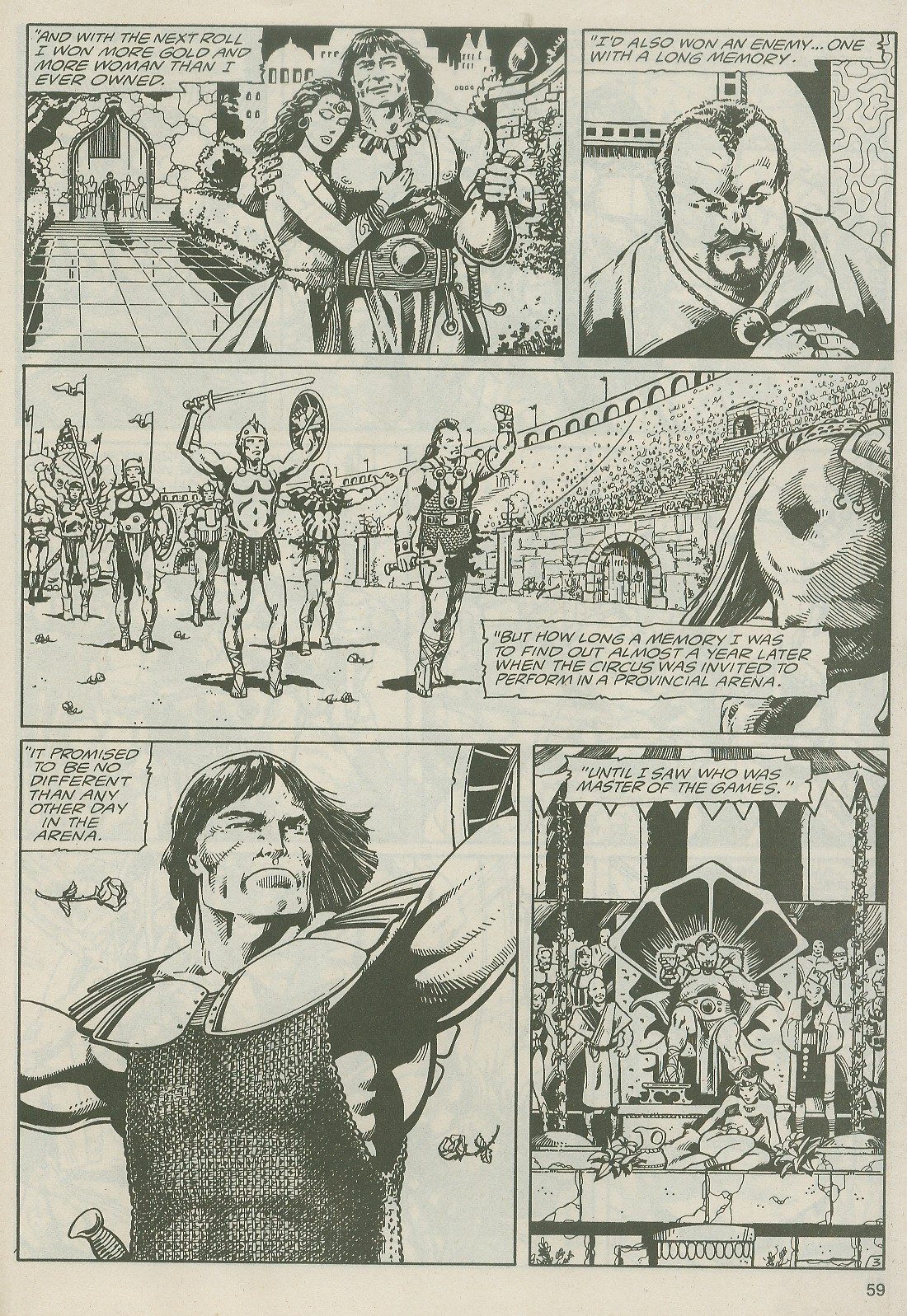 Read online The Savage Sword Of Conan comic -  Issue #122 - 59