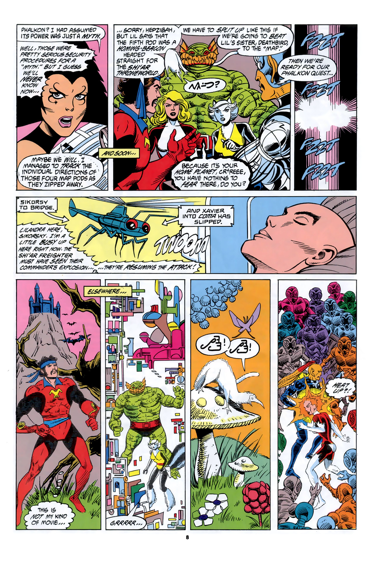 Read online X-Men Spotlight On...Starjammers comic -  Issue #1 - 10