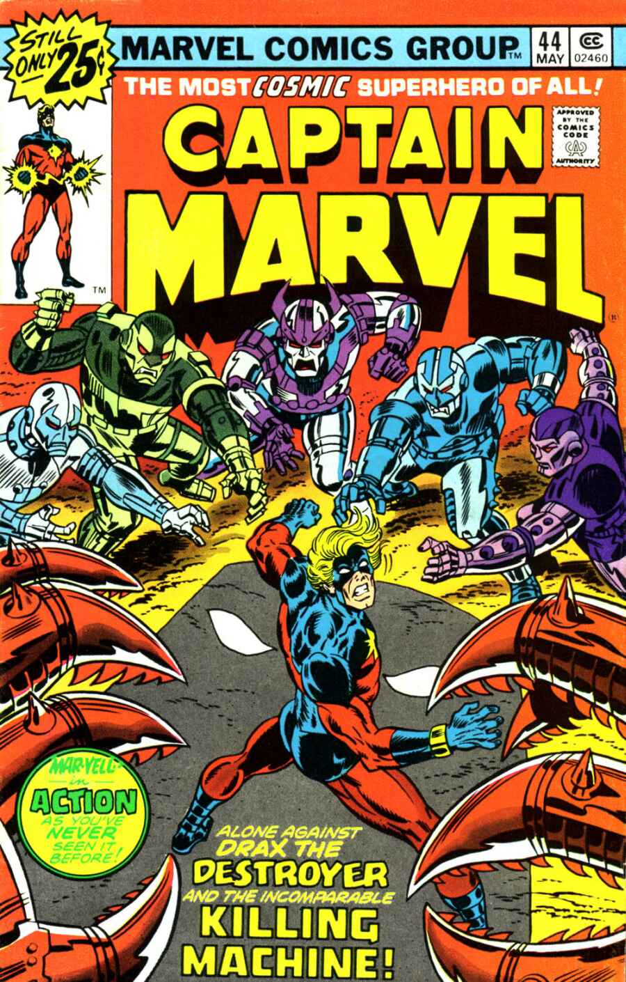 Read online Captain Marvel (1968) comic -  Issue #44 - 1