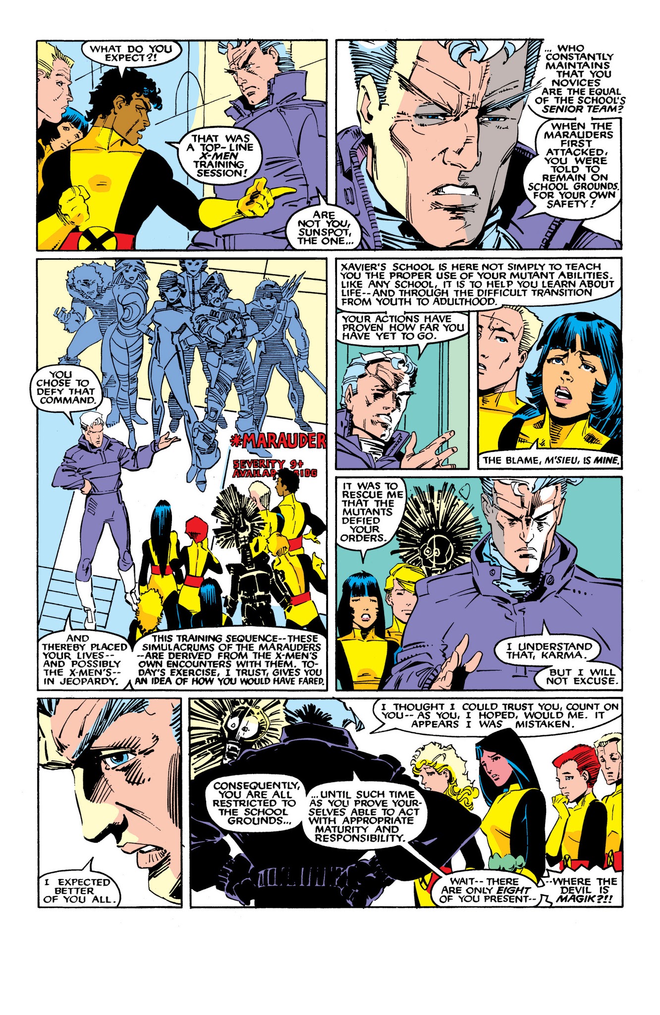 Read online New Mutants Classic comic -  Issue # TPB 7 - 167