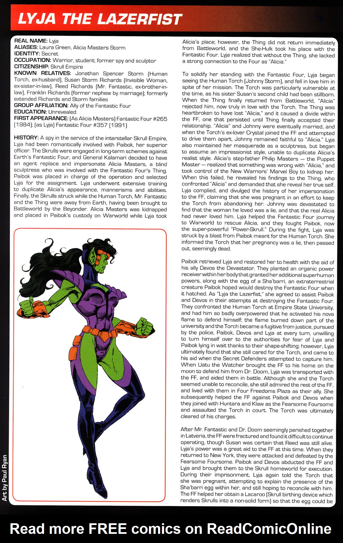 Read online Marvel Legacy:  The 1990's Handbook comic -  Issue # Full - 32