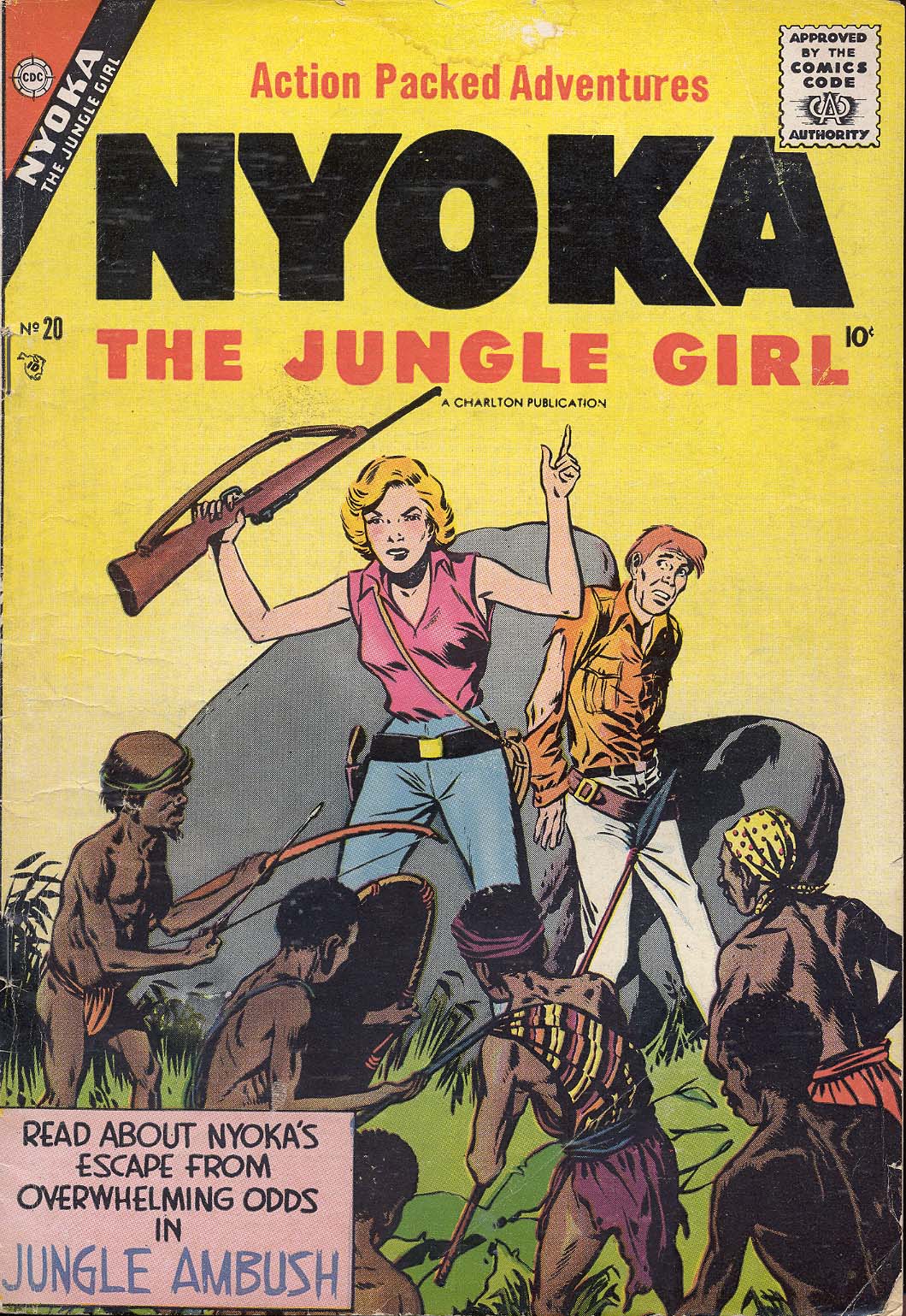 Read online Nyoka the Jungle Girl (1955) comic -  Issue #20 - 1