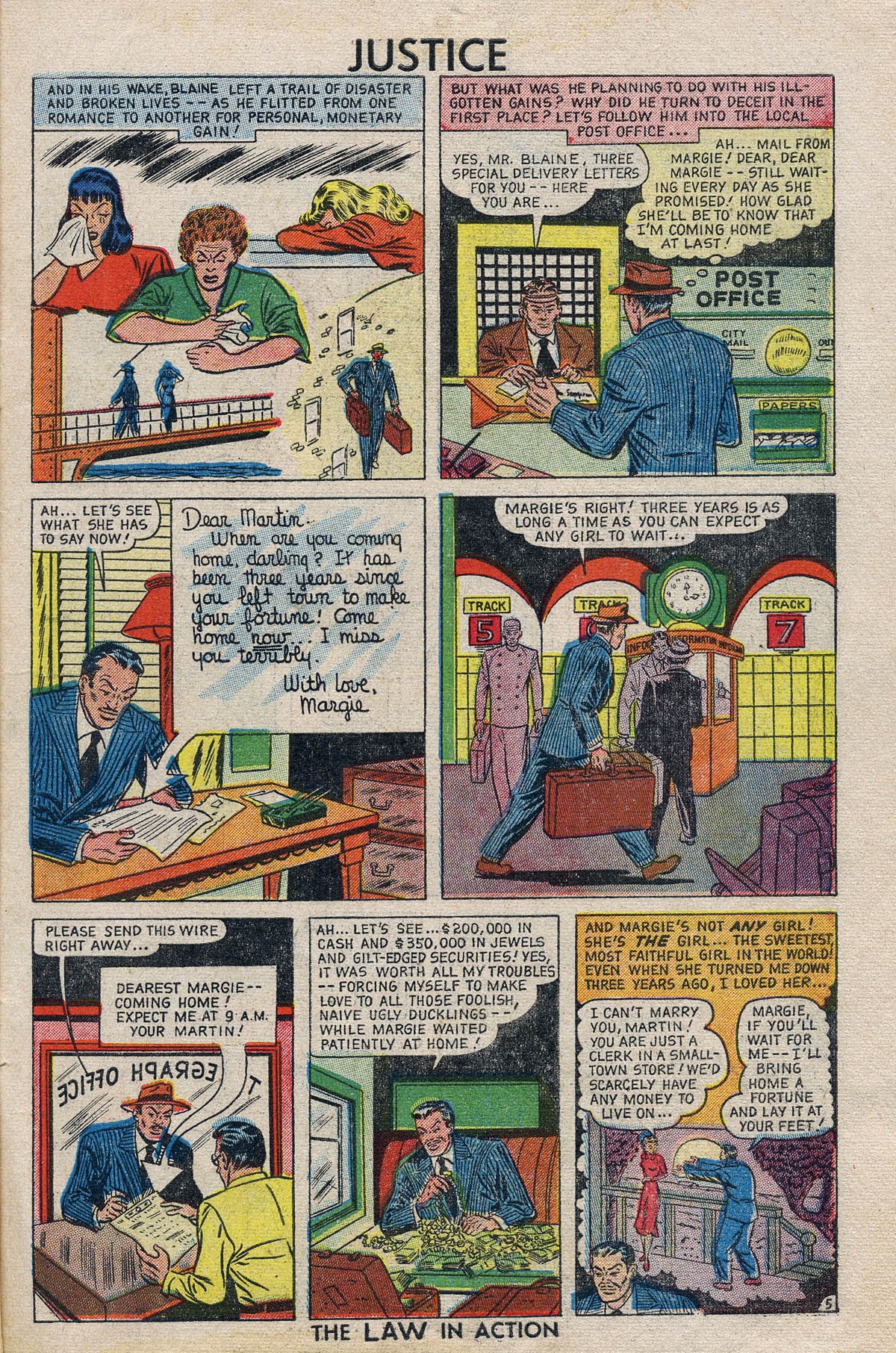 Read online Justice Comics (1948) comic -  Issue #12 - 7