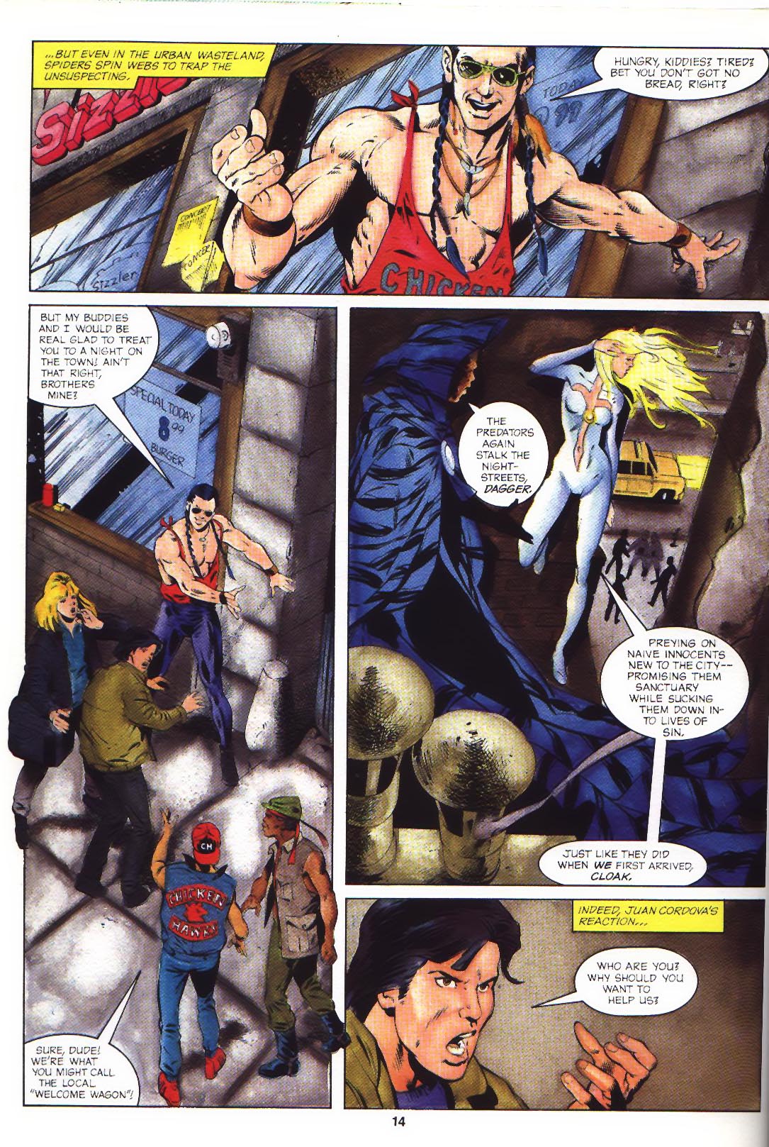 Read online Marvel Graphic Novel: Cloak and Dagger and Power Pack: Shelter From The Storm comic -  Issue # TPB - 15