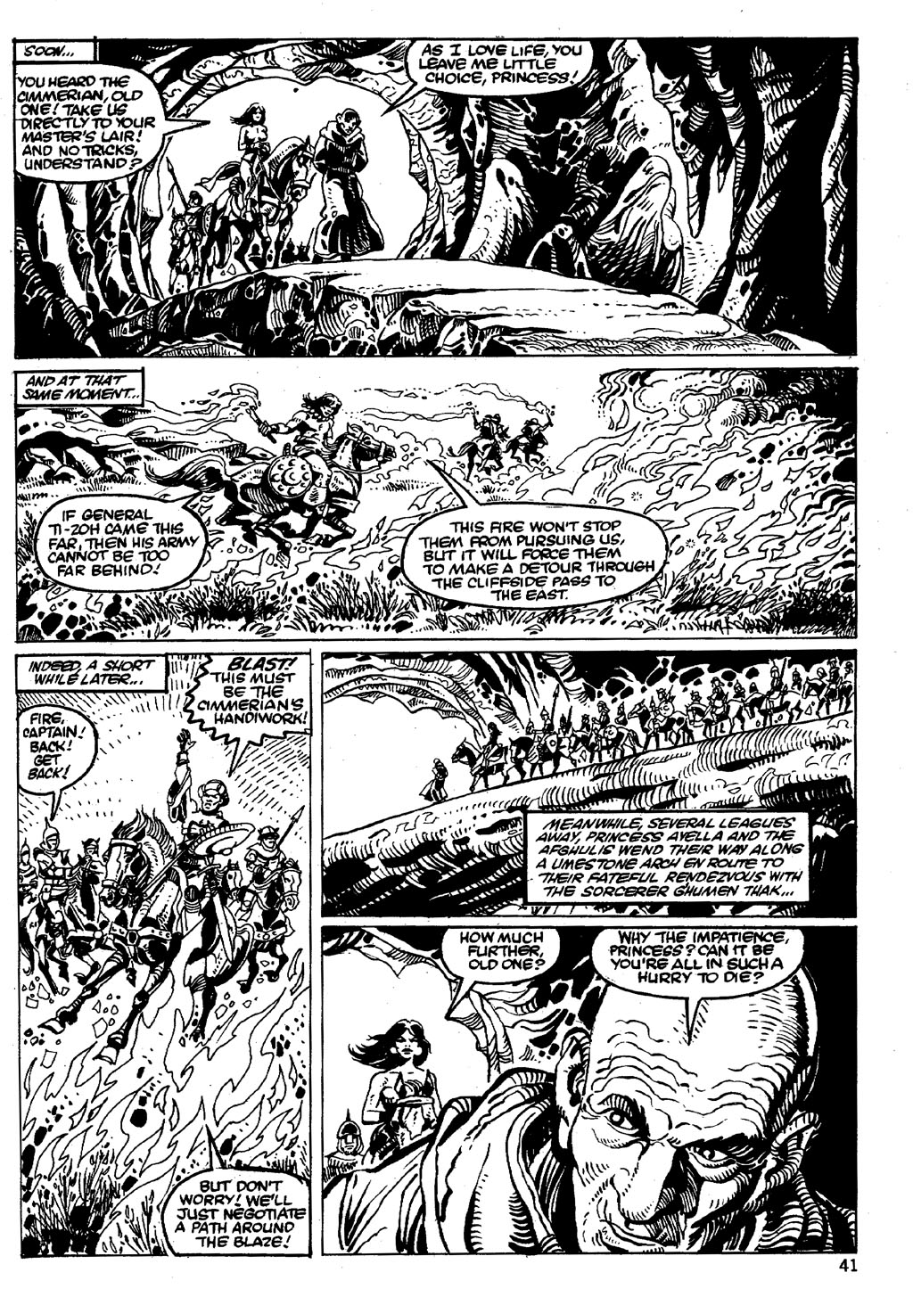 Read online The Savage Sword Of Conan comic -  Issue #86 - 41