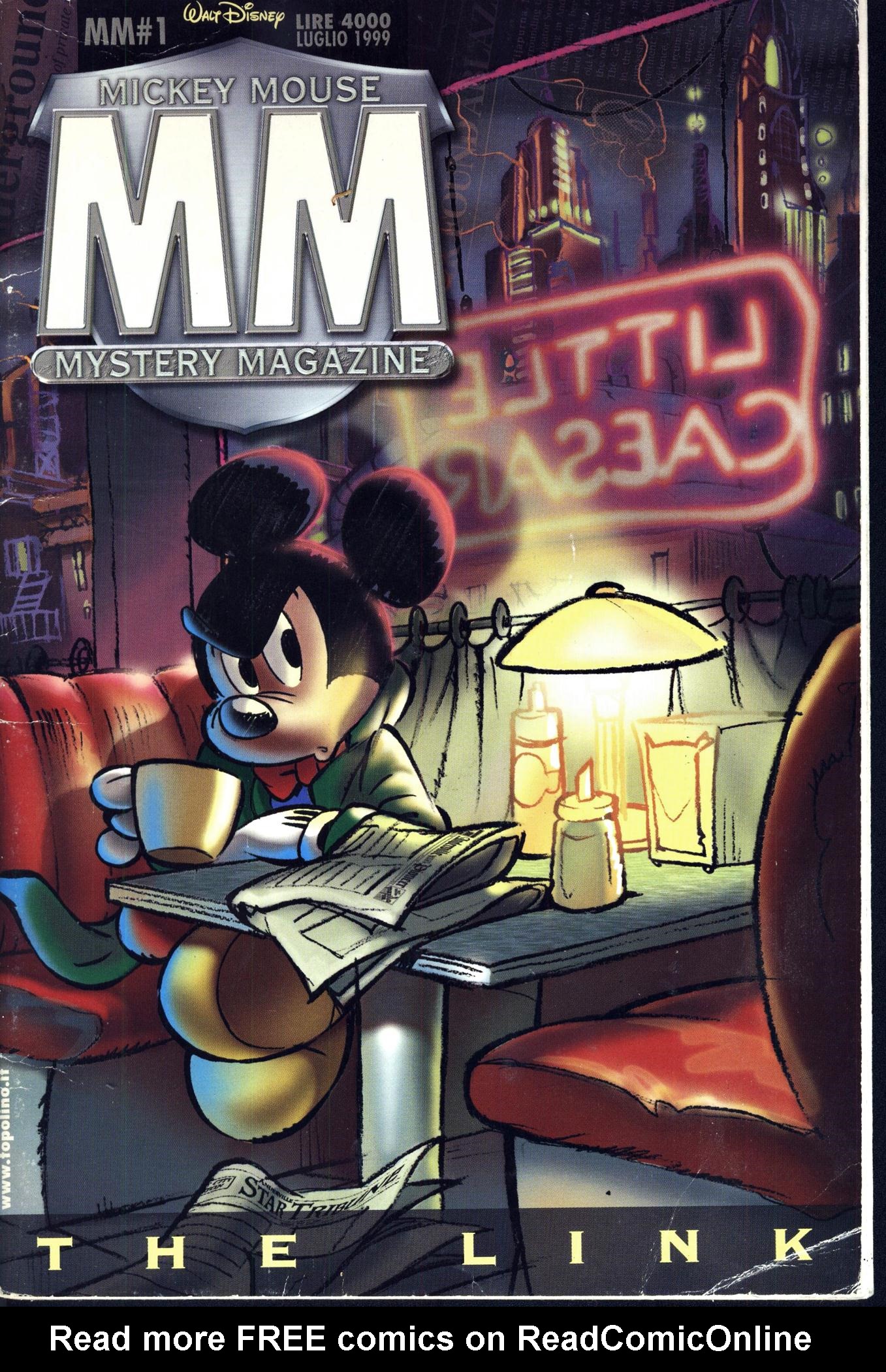 Read online Mickey Mouse Mystery Magazine comic -  Issue #1 - 1