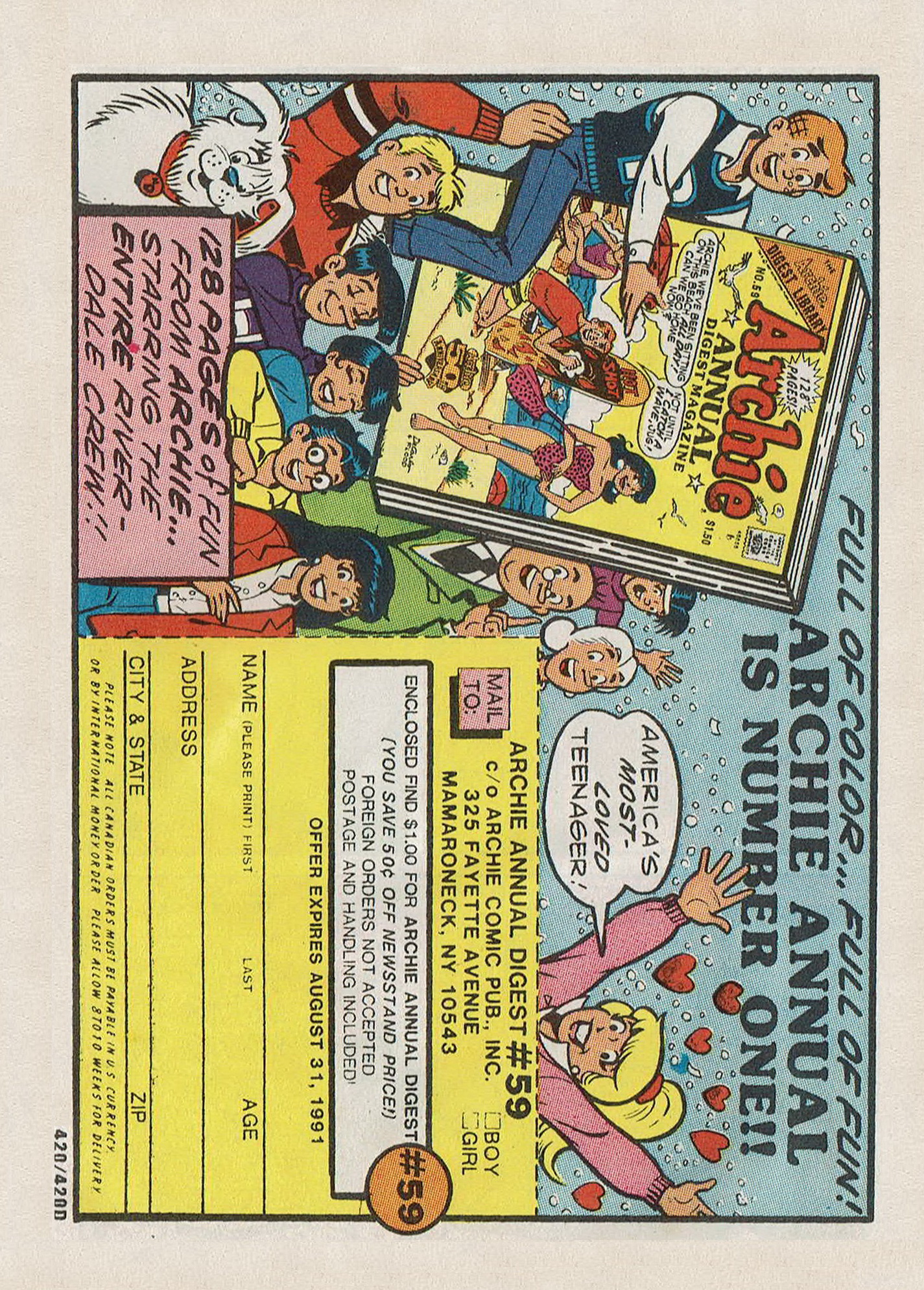 Read online Betty and Veronica Annual Digest Magazine comic -  Issue #5 - 68