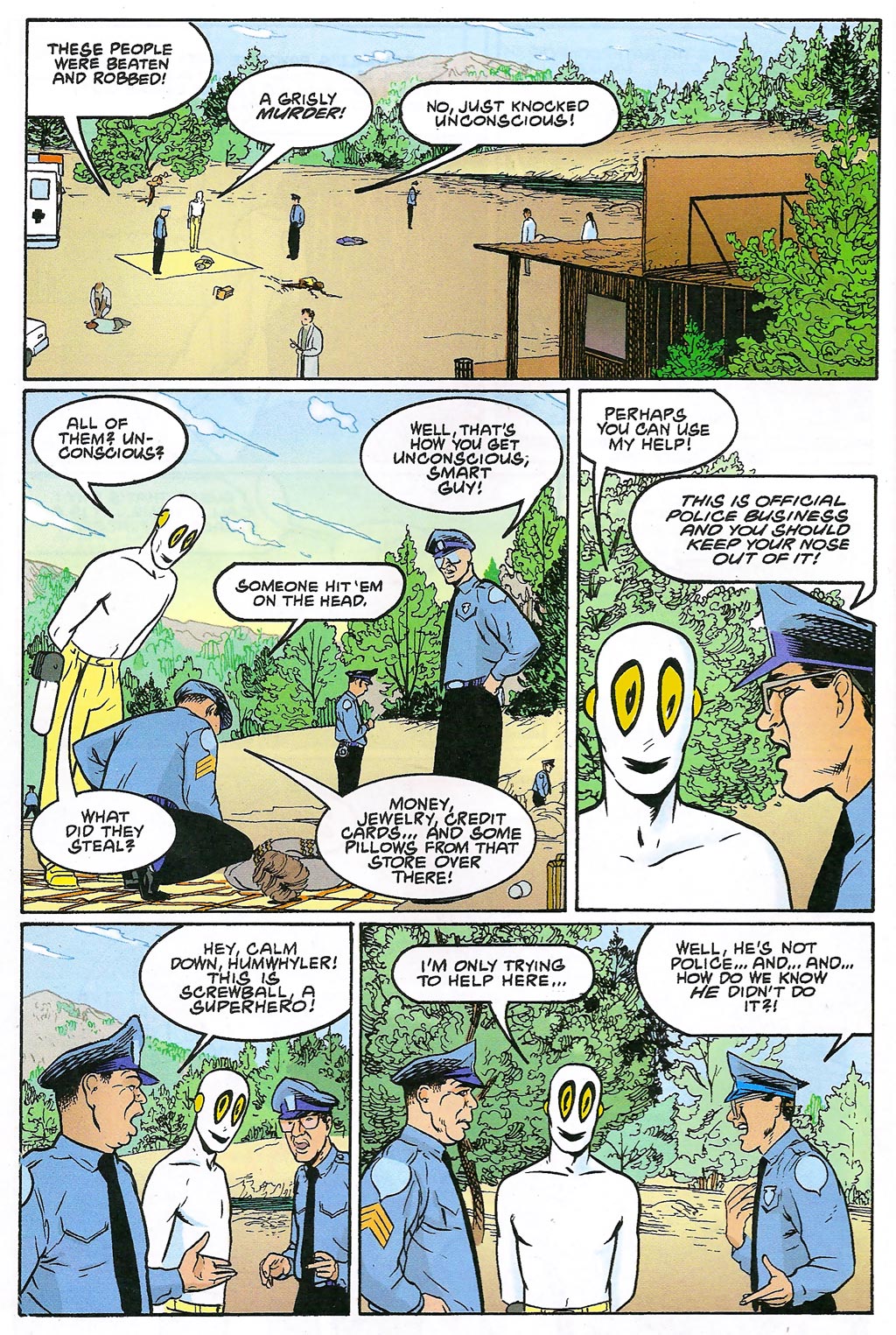 Read online Bob Burden's Original Mysterymen Comics comic -  Issue #3 - 16