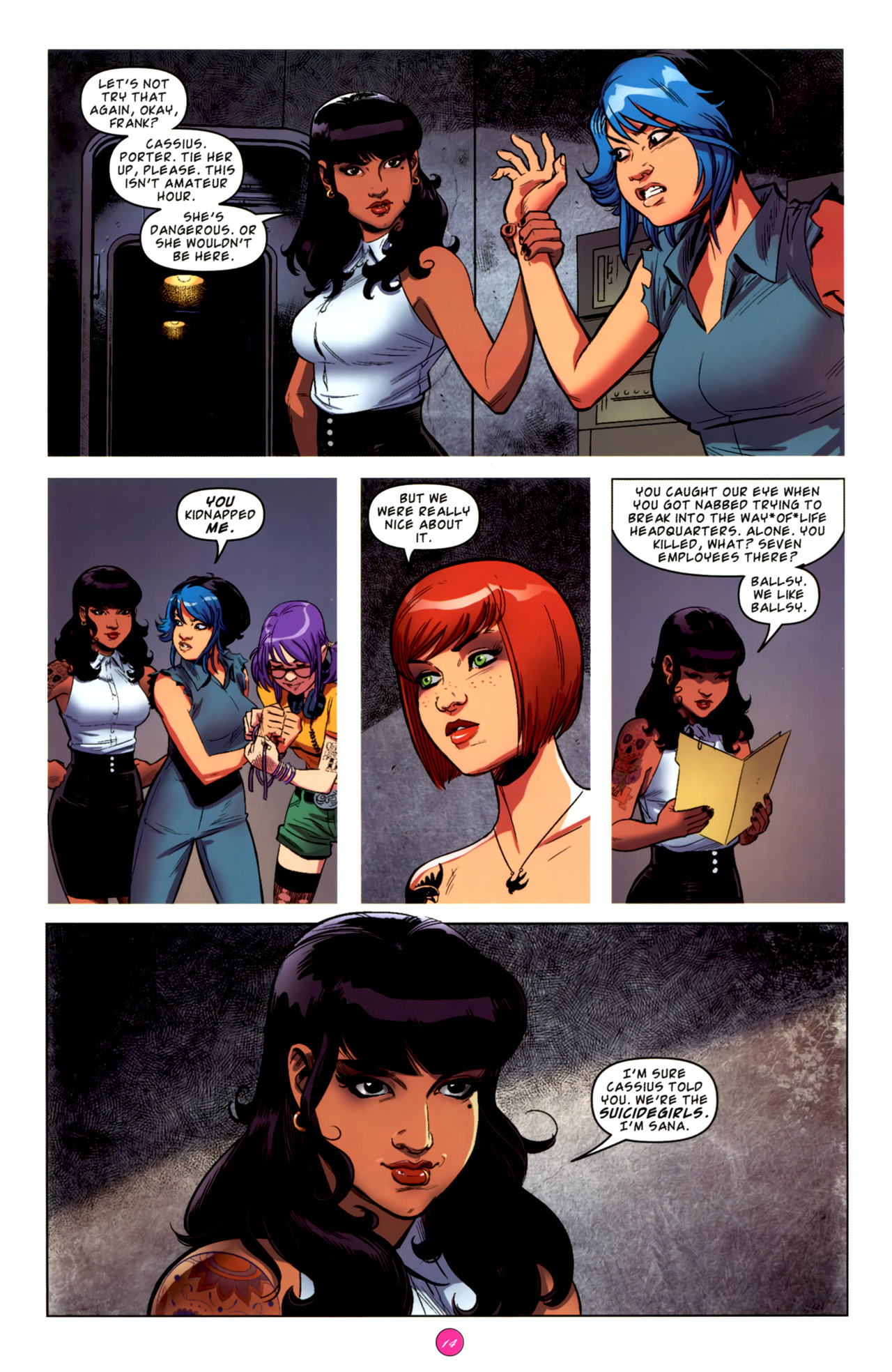 Read online Suicide Girls comic -  Issue #1 - 16