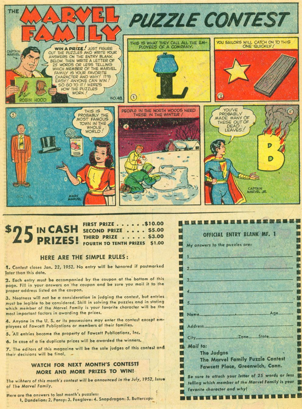 Read online The Marvel Family comic -  Issue #68 - 26
