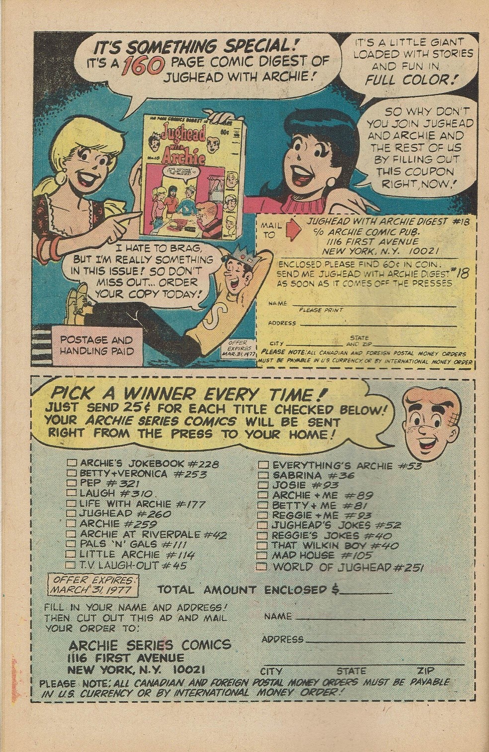 Read online Archie's Joke Book Magazine comic -  Issue #227 - 10
