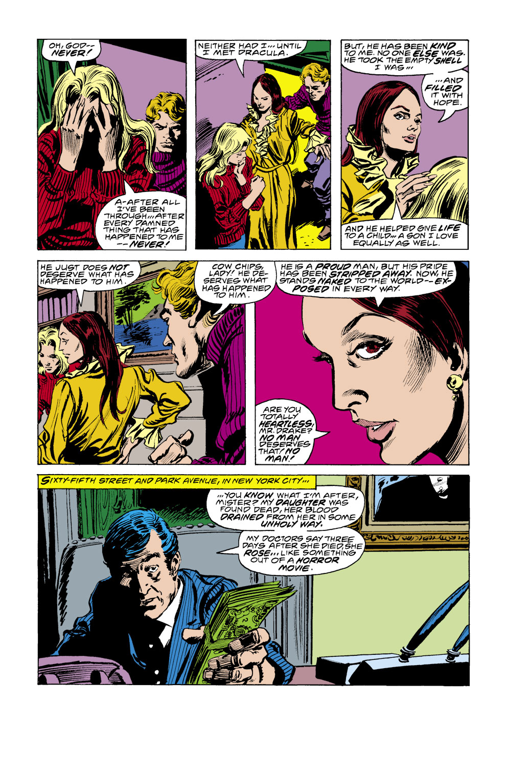 Read online Tomb of Dracula (1972) comic -  Issue #64 - 12
