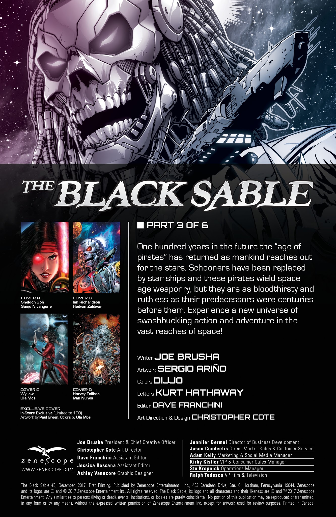 Read online The Black Sable comic -  Issue #3 - 2