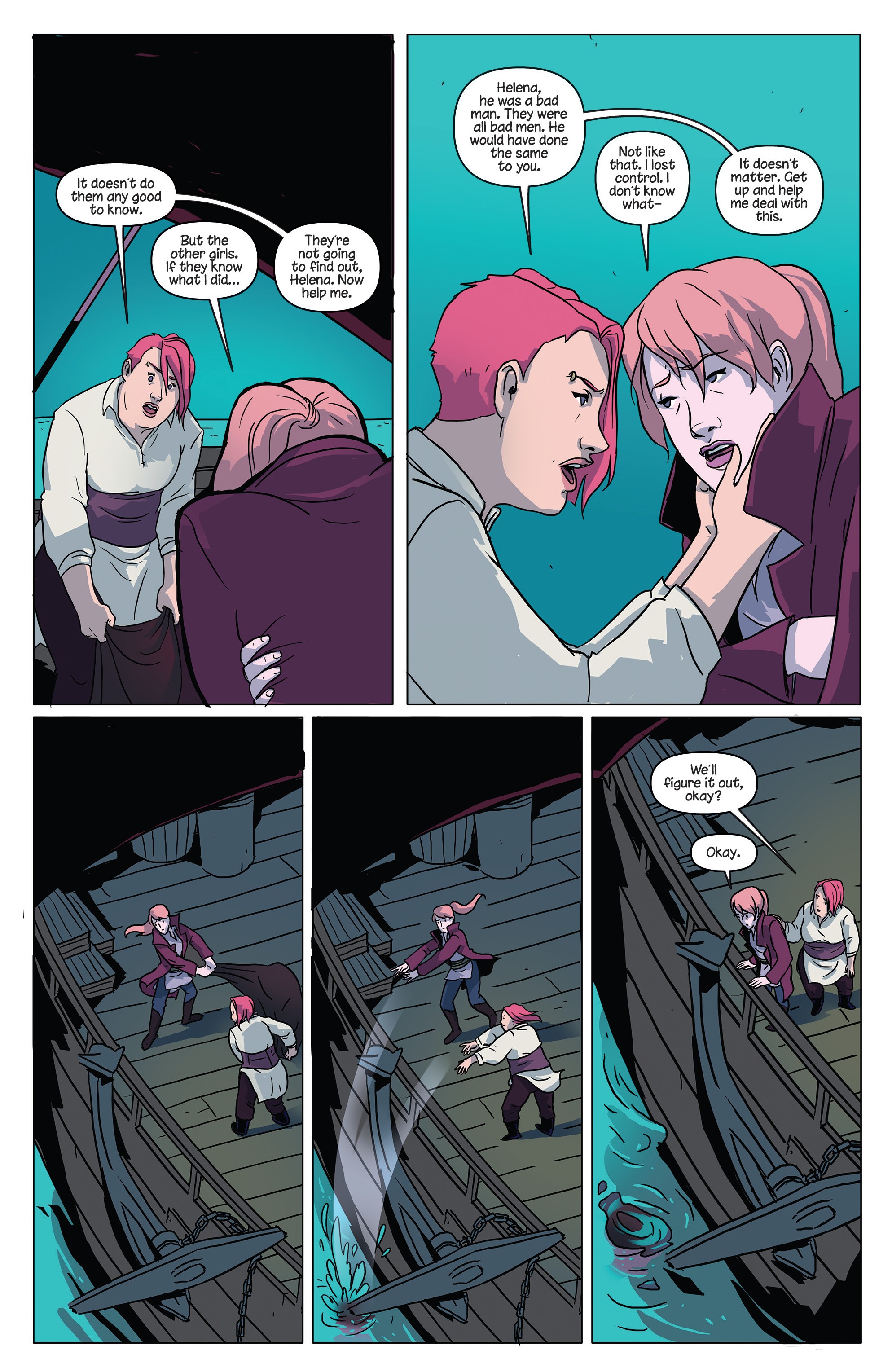 Read online Princeless Raven Year Two: Love and Revenge comic -  Issue # _TPB Two Ships In the Night - 74