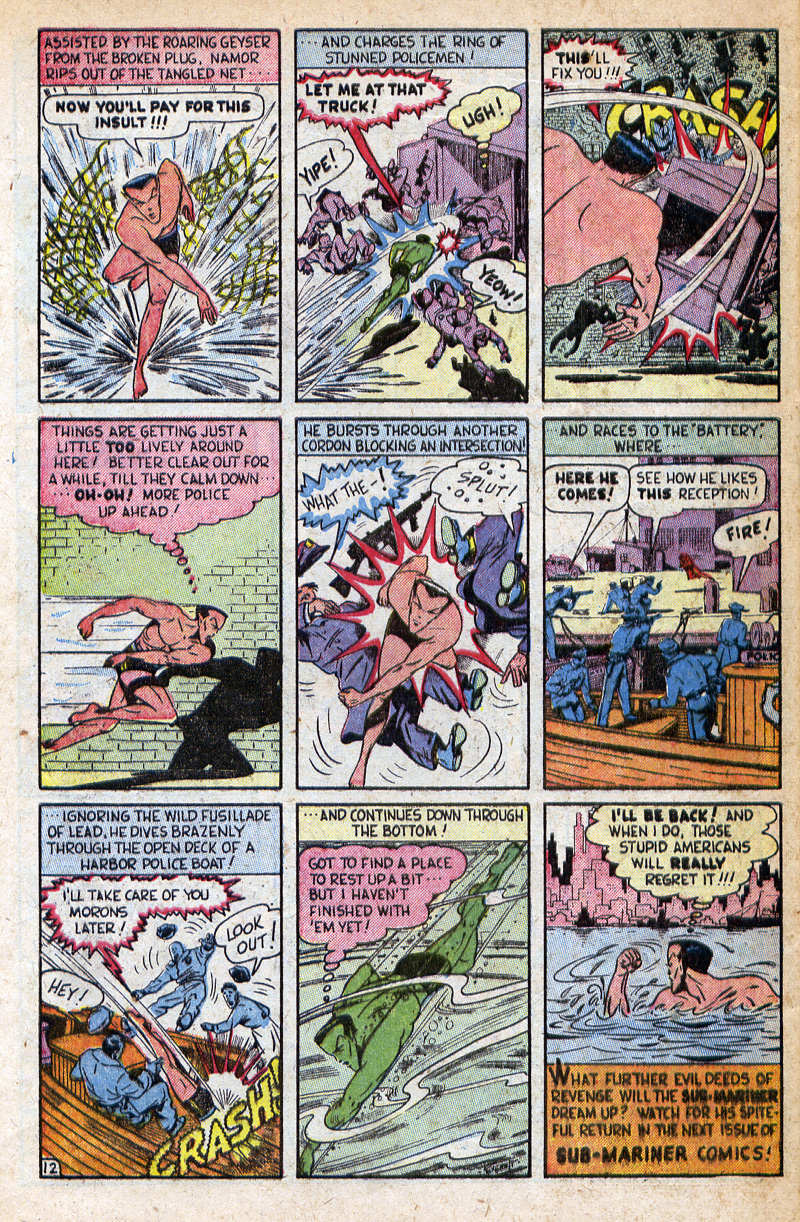 Read online Sub-Mariner Comics comic -  Issue #32 - 32