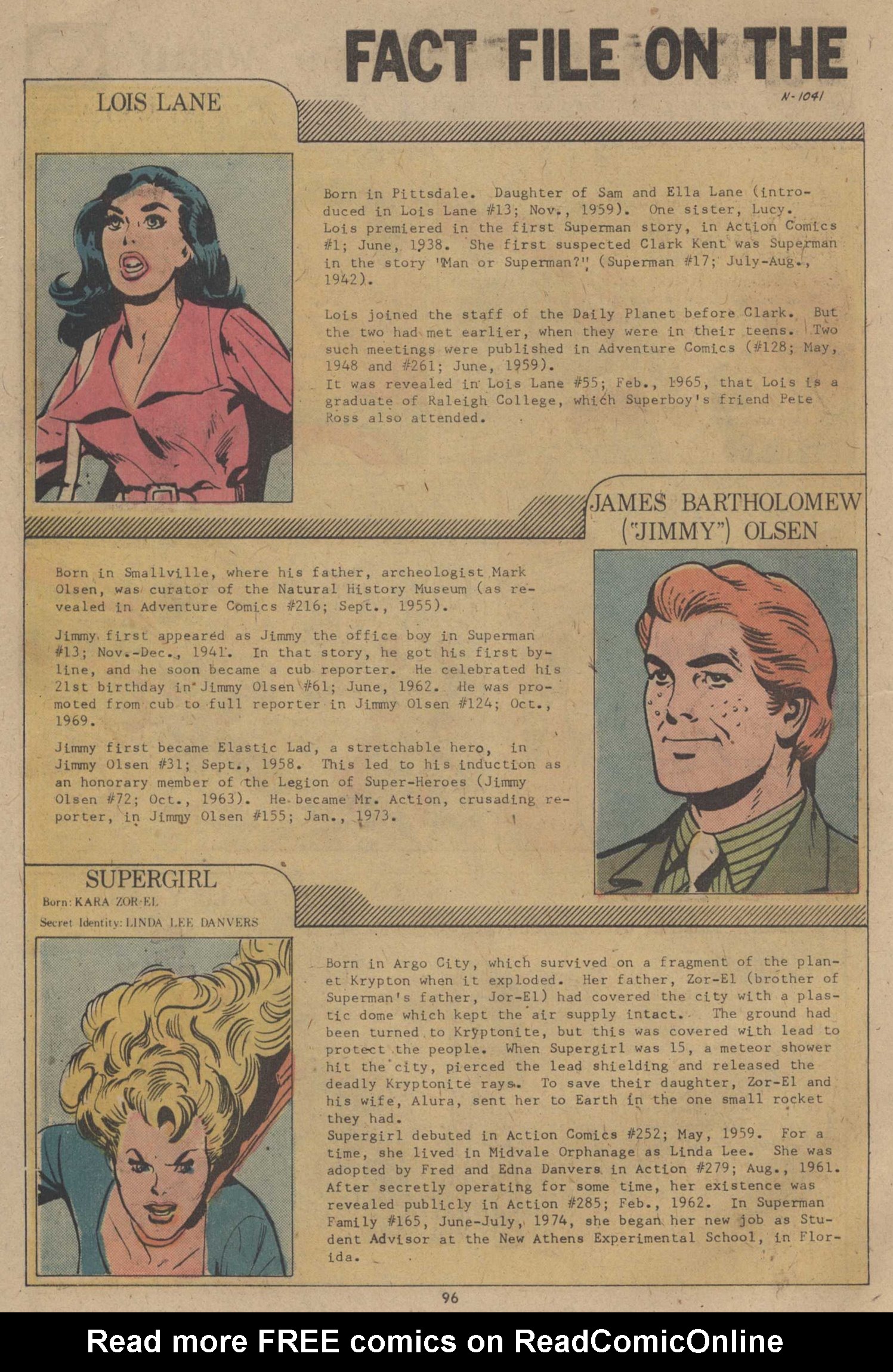 Read online The Superman Family comic -  Issue #166 - 96