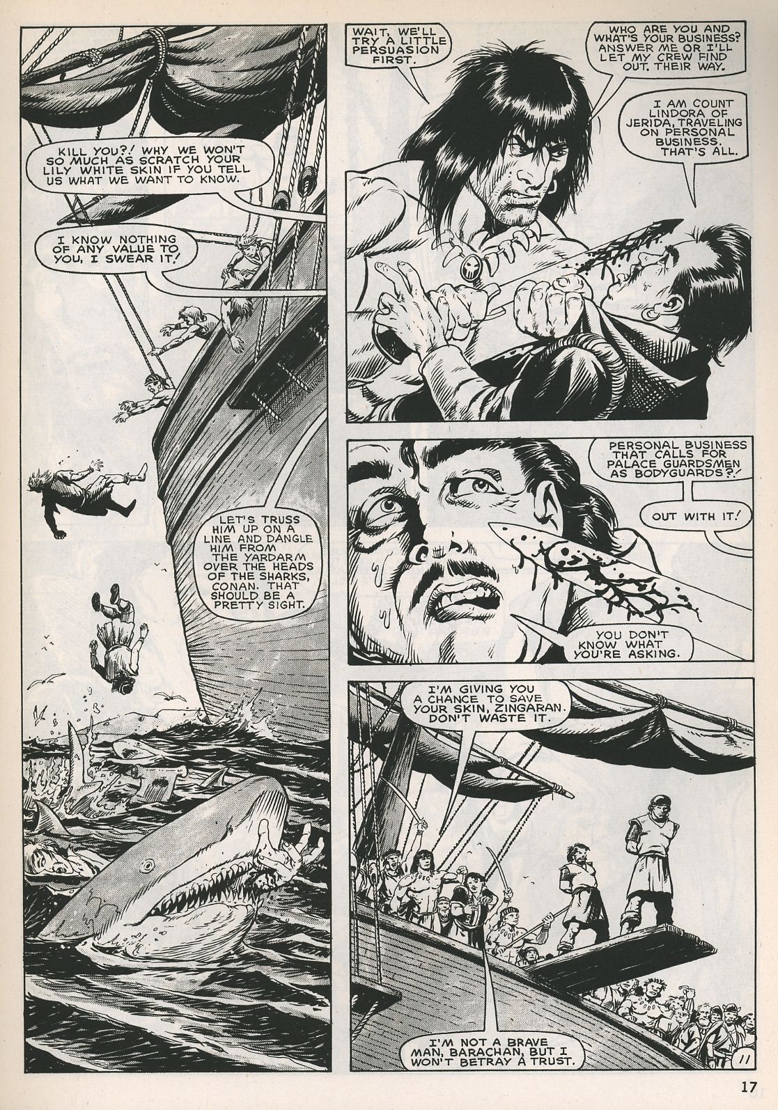 Read online The Savage Sword Of Conan comic -  Issue #129 - 16