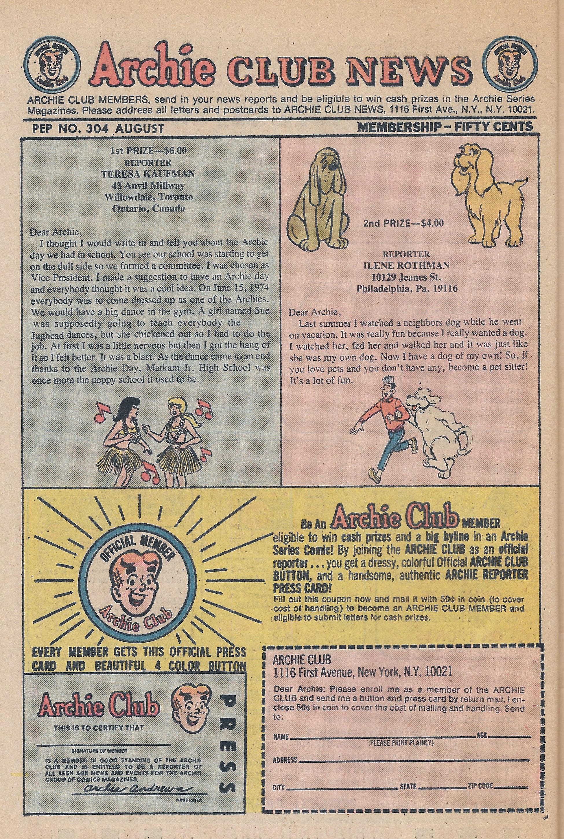 Read online Pep Comics comic -  Issue #304 - 26