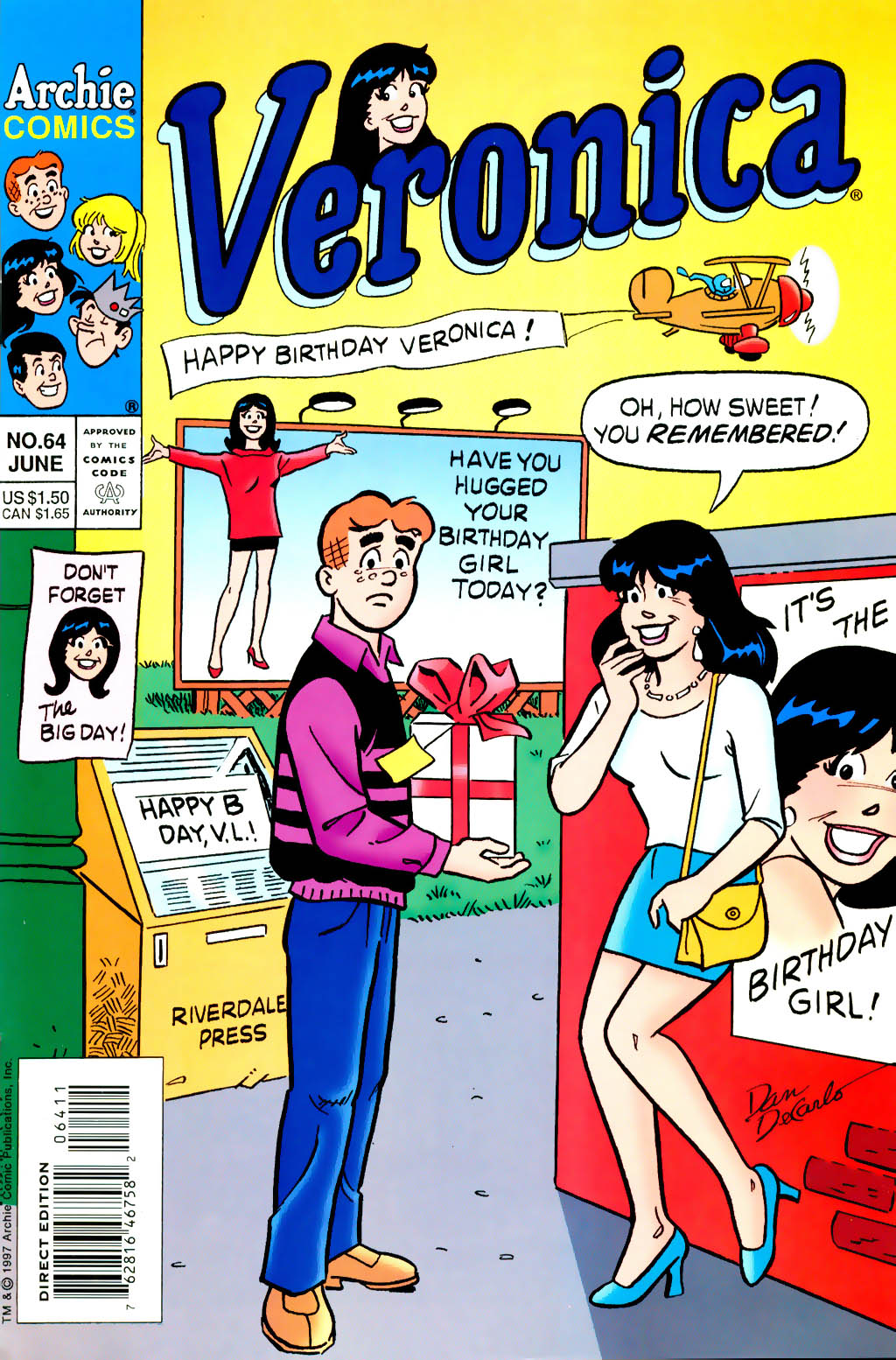 Read online Veronica comic -  Issue #64 - 1