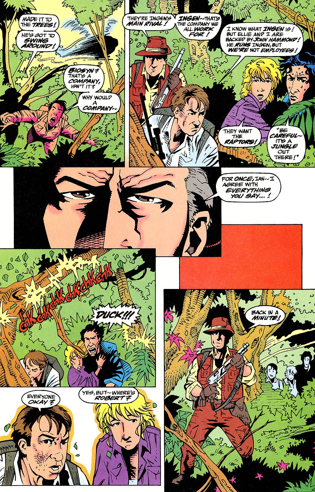 Read online Jurassic Park: Raptors Hijack comic -  Issue #2 - 21