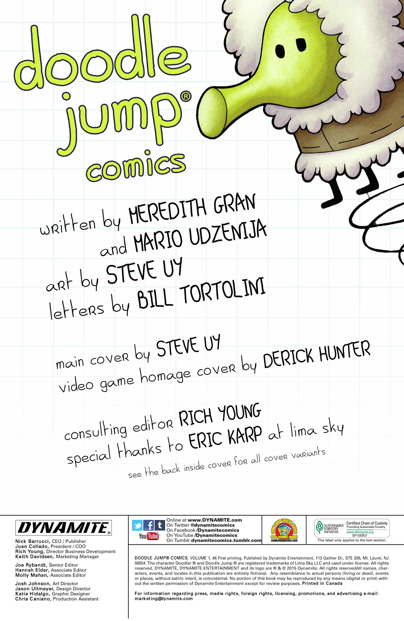 Read online Doodle Jump Comics comic -  Issue #6 - 3