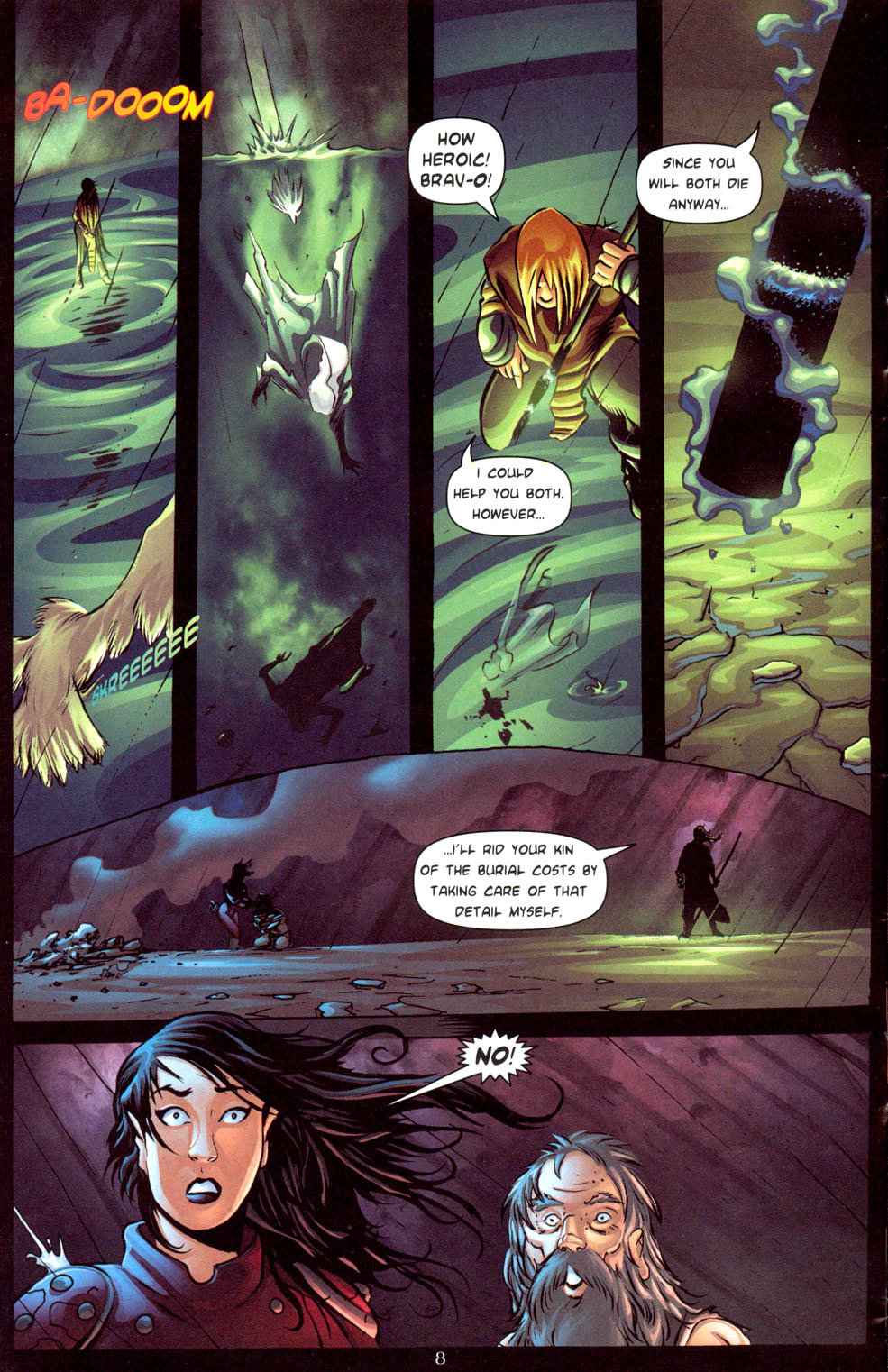Read online Dungeons And Dragons: In The Shadow Of Dragons comic -  Issue #8 - 9